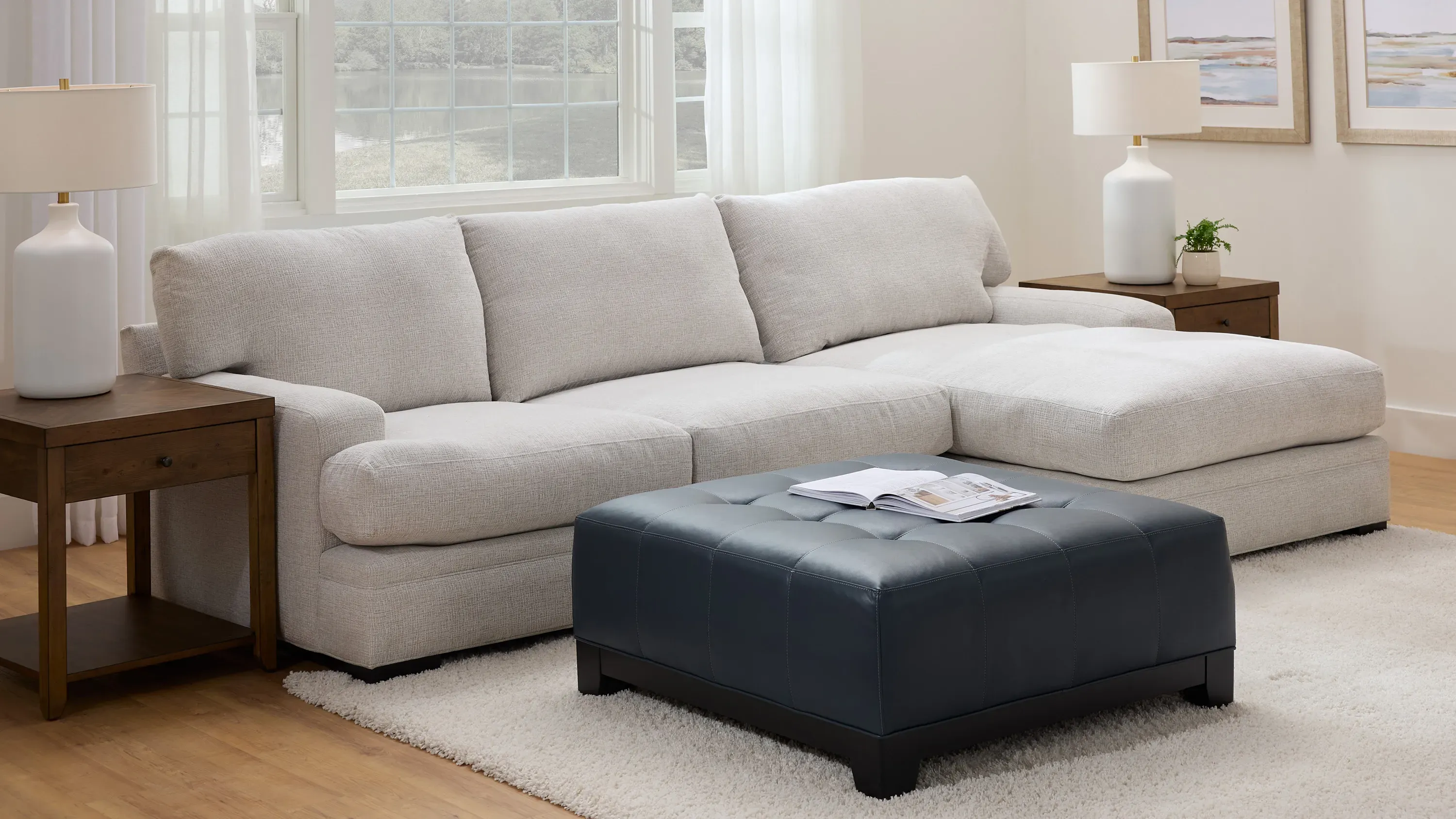 Bayside 2-pc. Sofa Chaise | Raymour & Flanigan