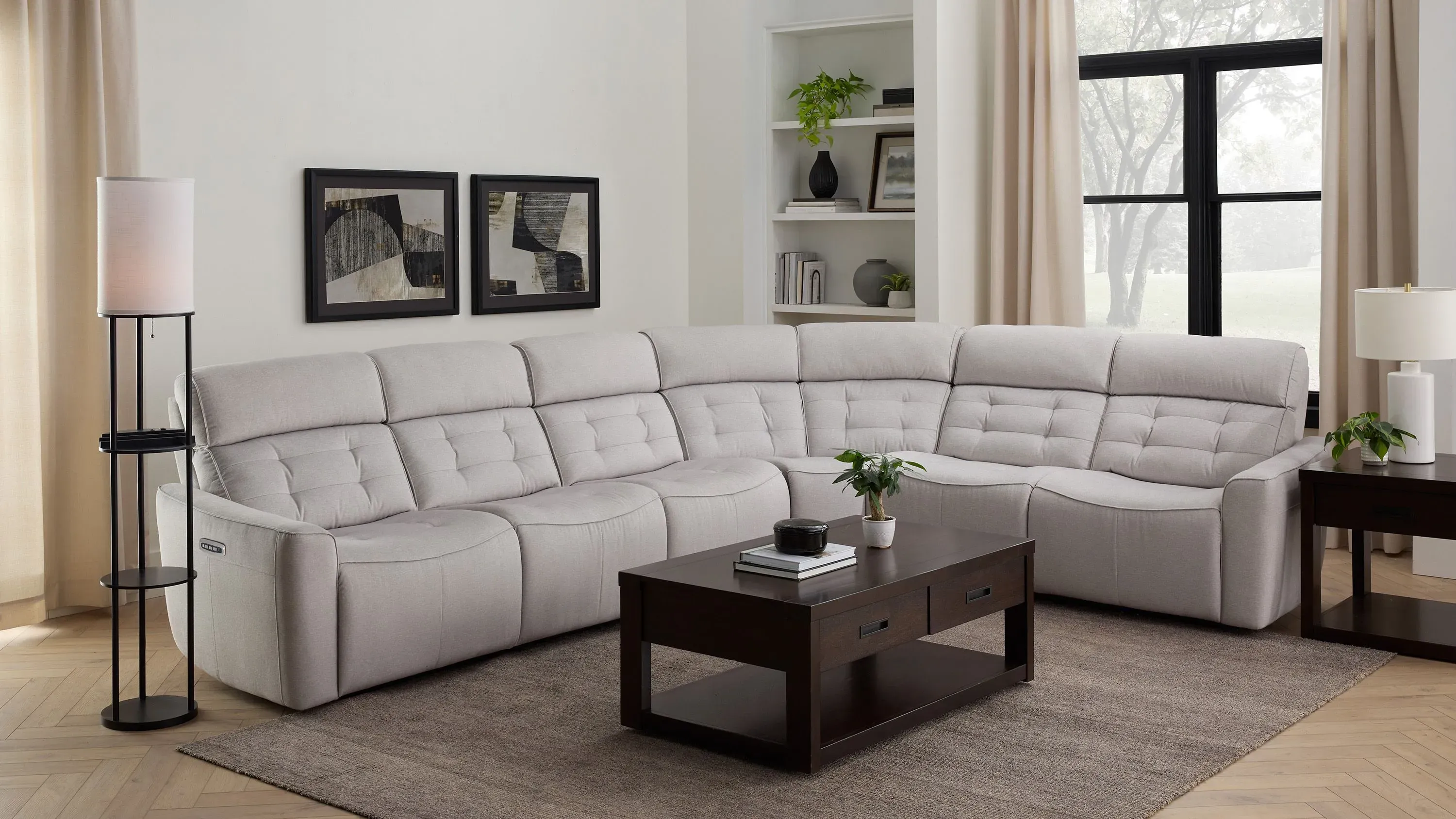 Hanlin 4-pc. Power Sectional | Raymour & Flanigan