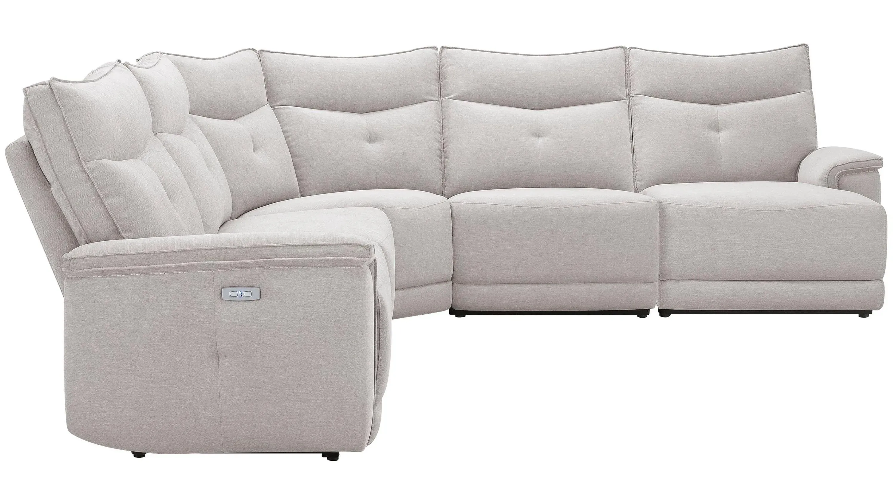 Graceland 5-pc. Sectional Sofa w/Power Headrest