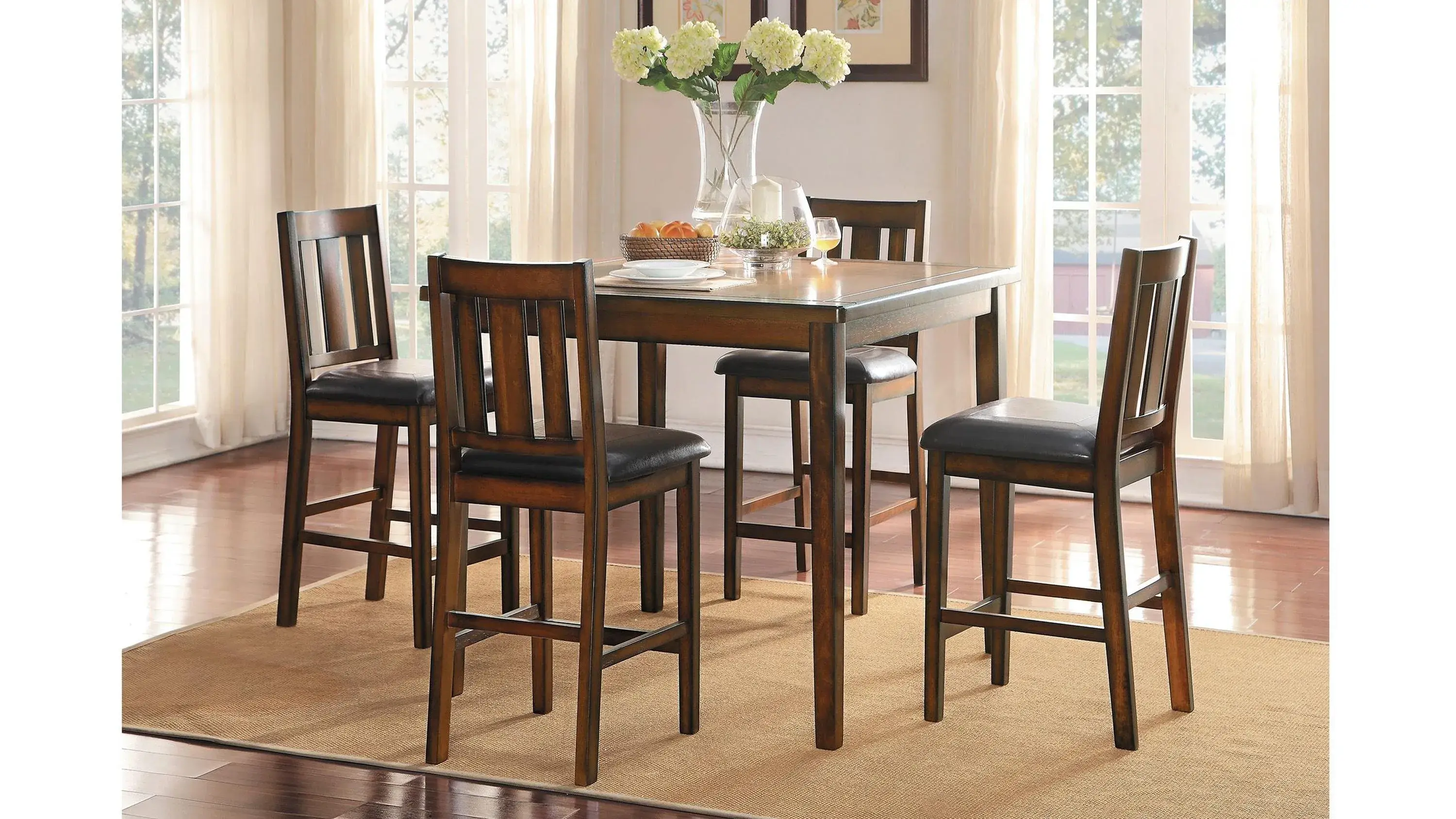 Normand 5-pc Counter Height Dining Set