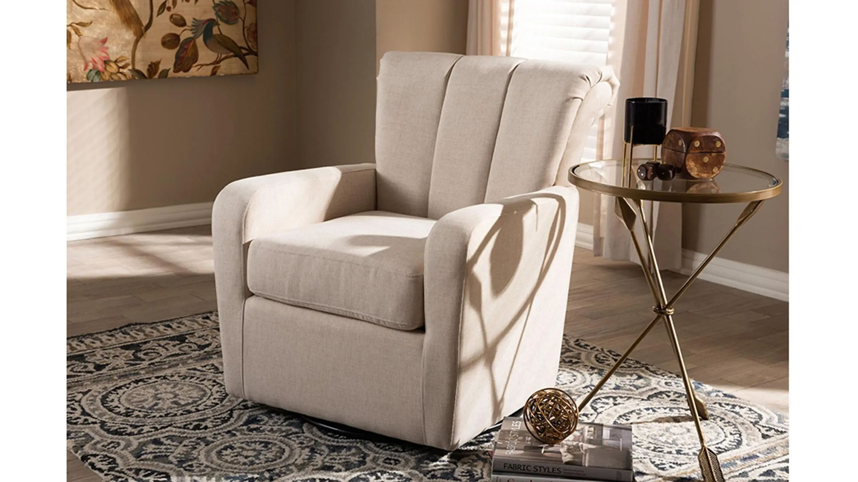 Rayner Swivel Chair | Raymour & Flanigan