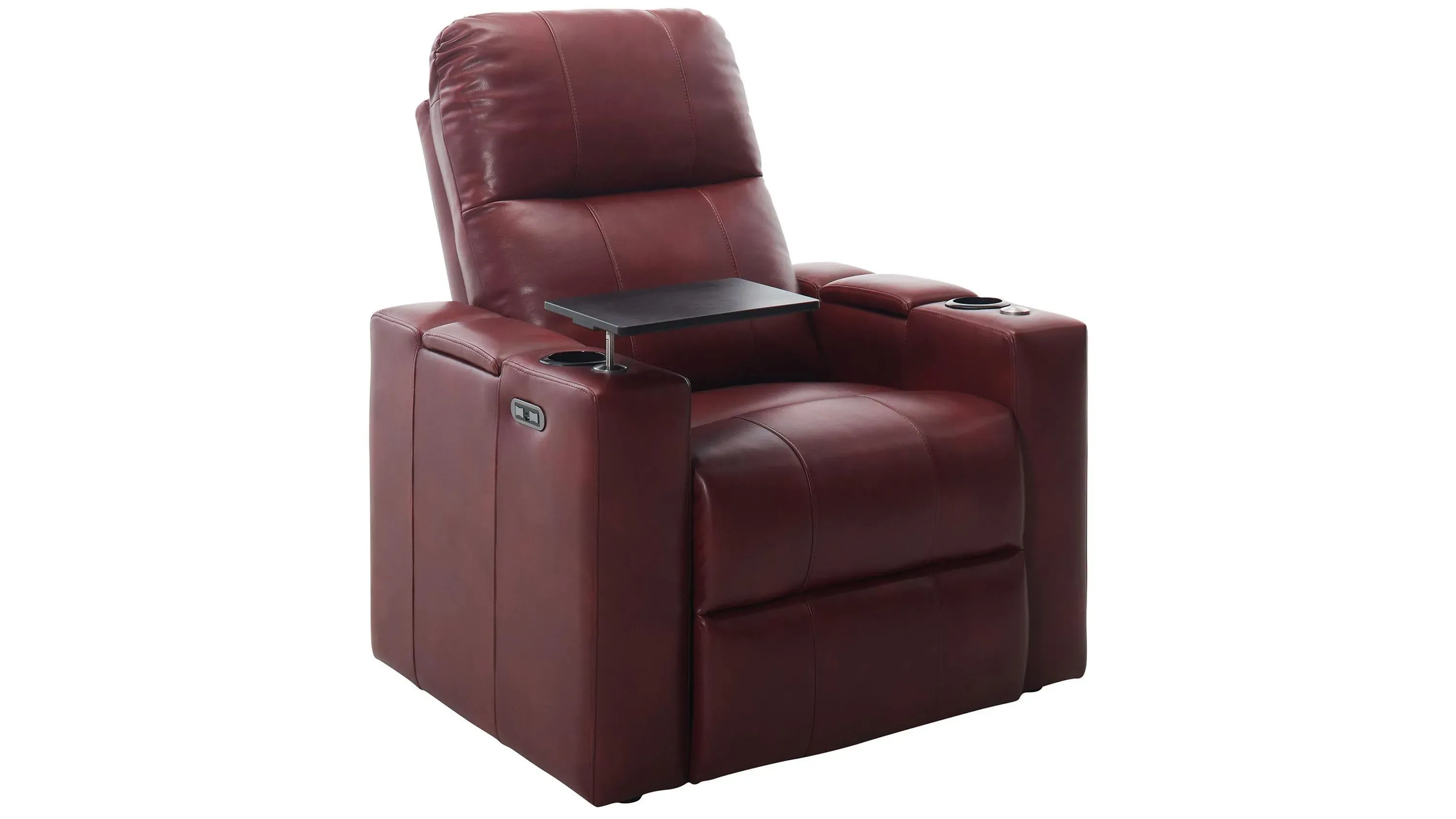 Abbyson rider leather theater power recliner 2025