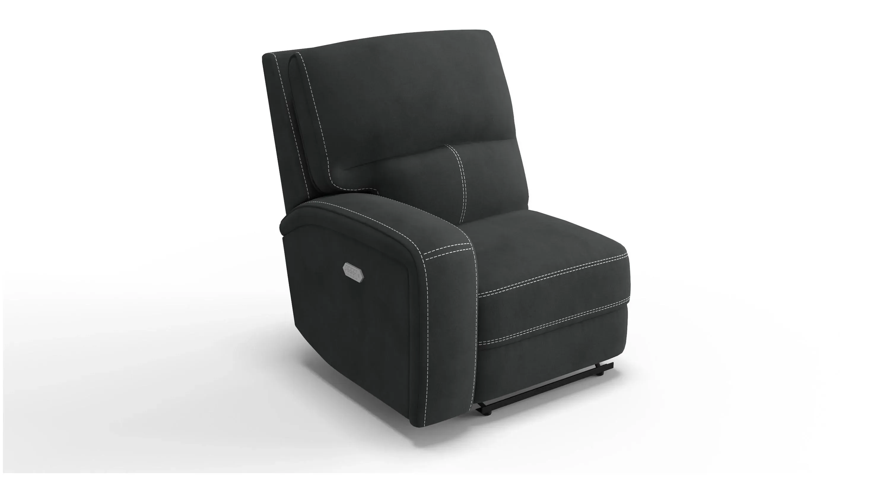 Ian Left Arm Facing Triple Power Recliner | Raymour & Flanigan