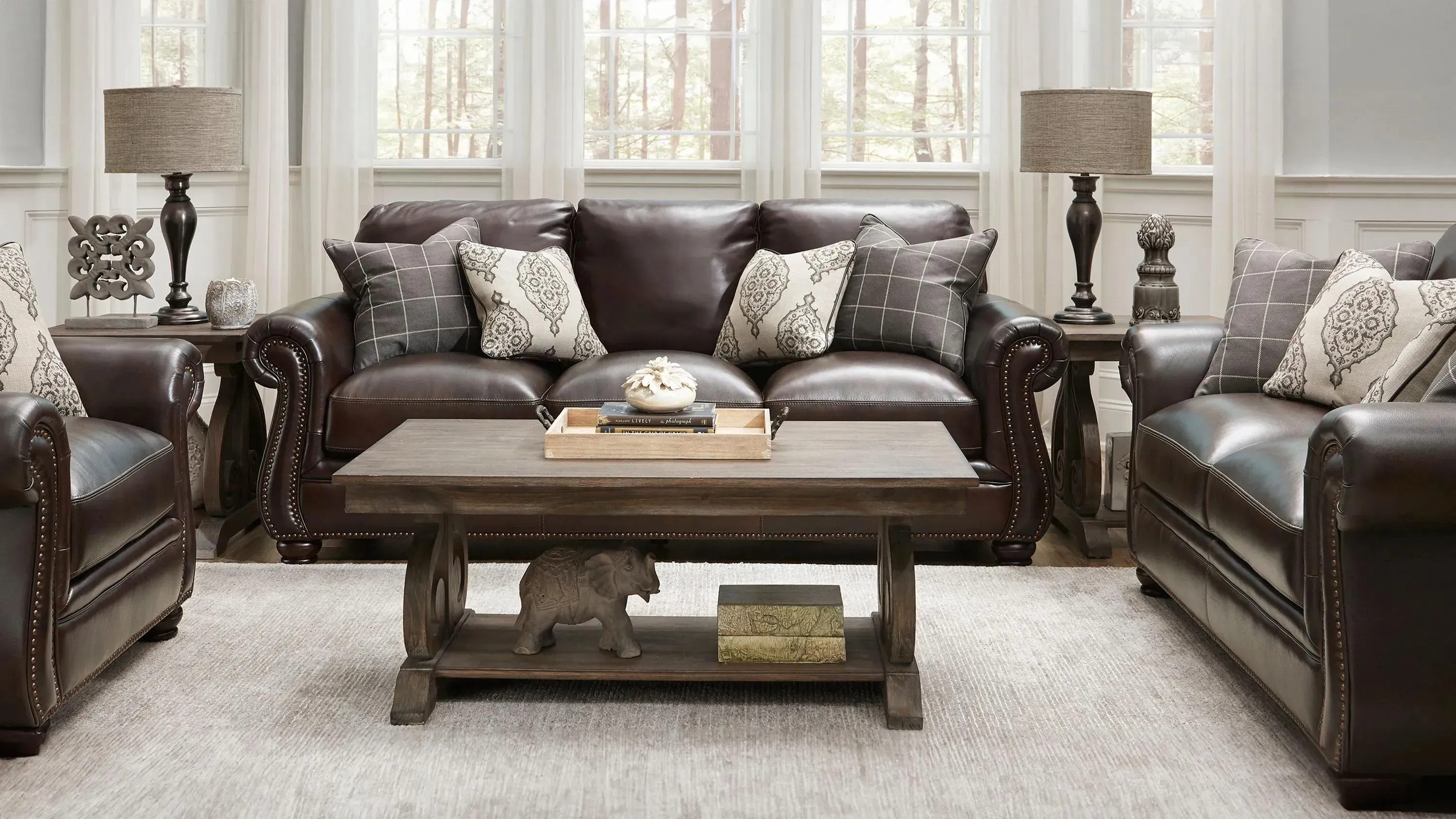 Alistair Leather Sofa | Raymour & Flanigan