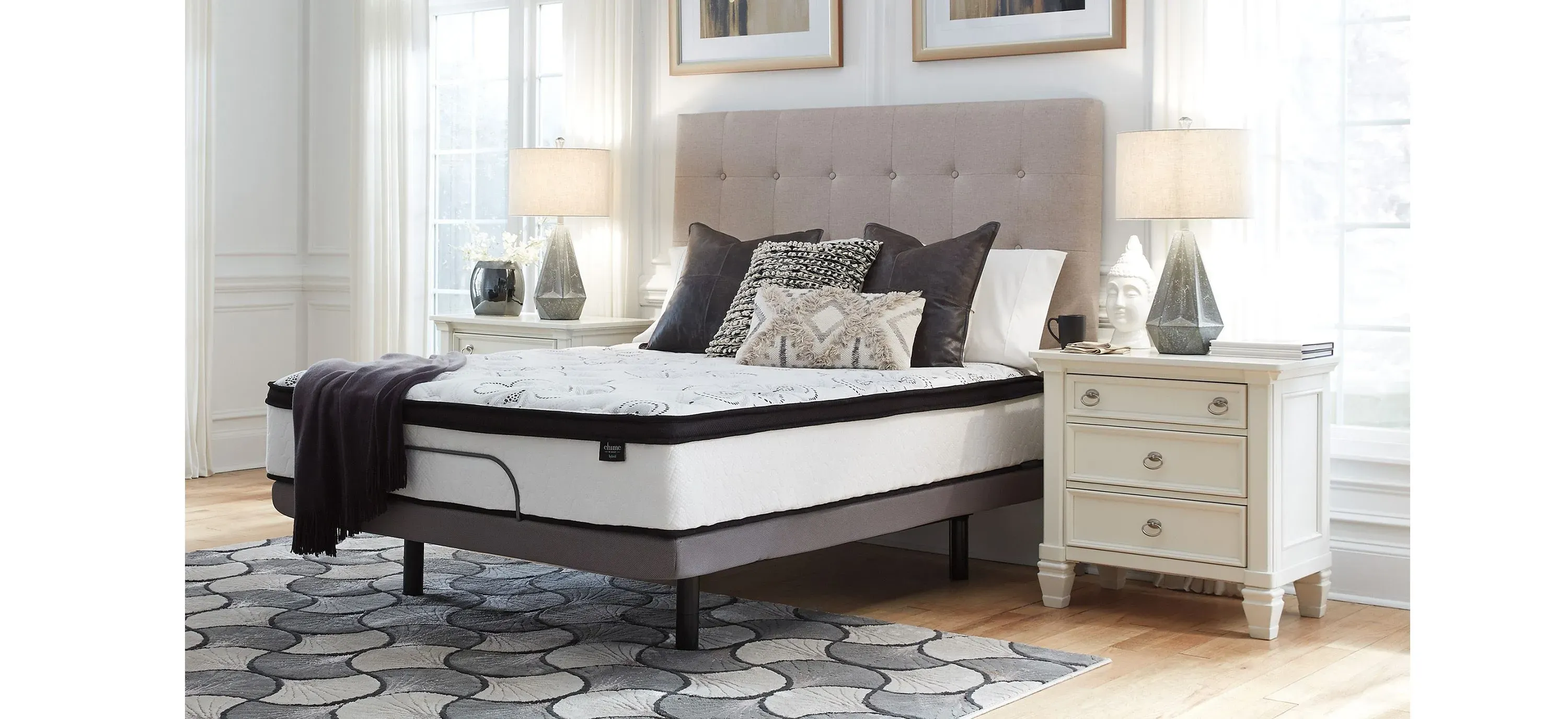12 Inch Chime Hybrid Plush Mattress in a Box Raymour Flanigan