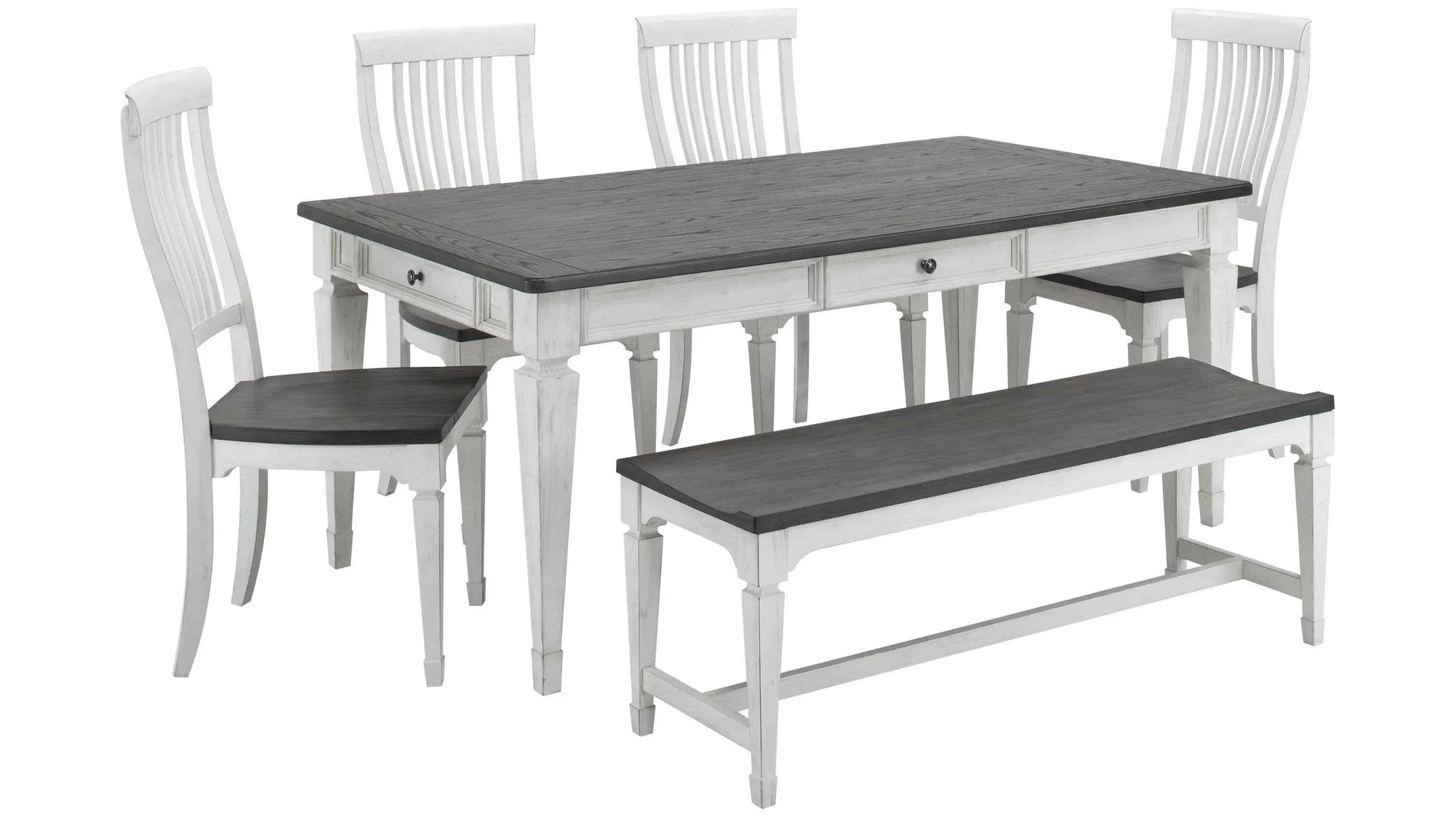 Shelby 6-pc. Dining Set w/Bench