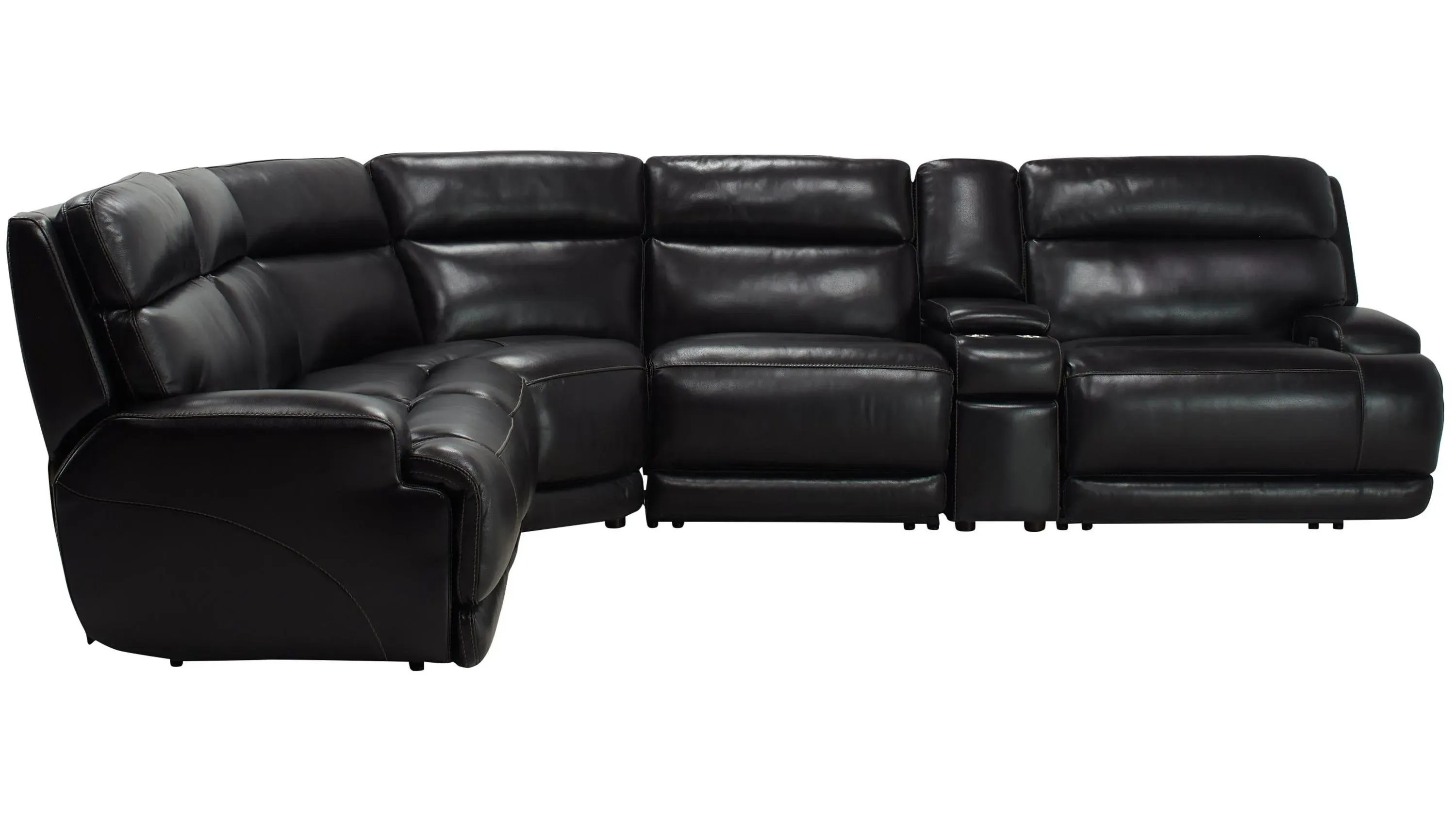 Tompkins Leather 6-pc. Sectional