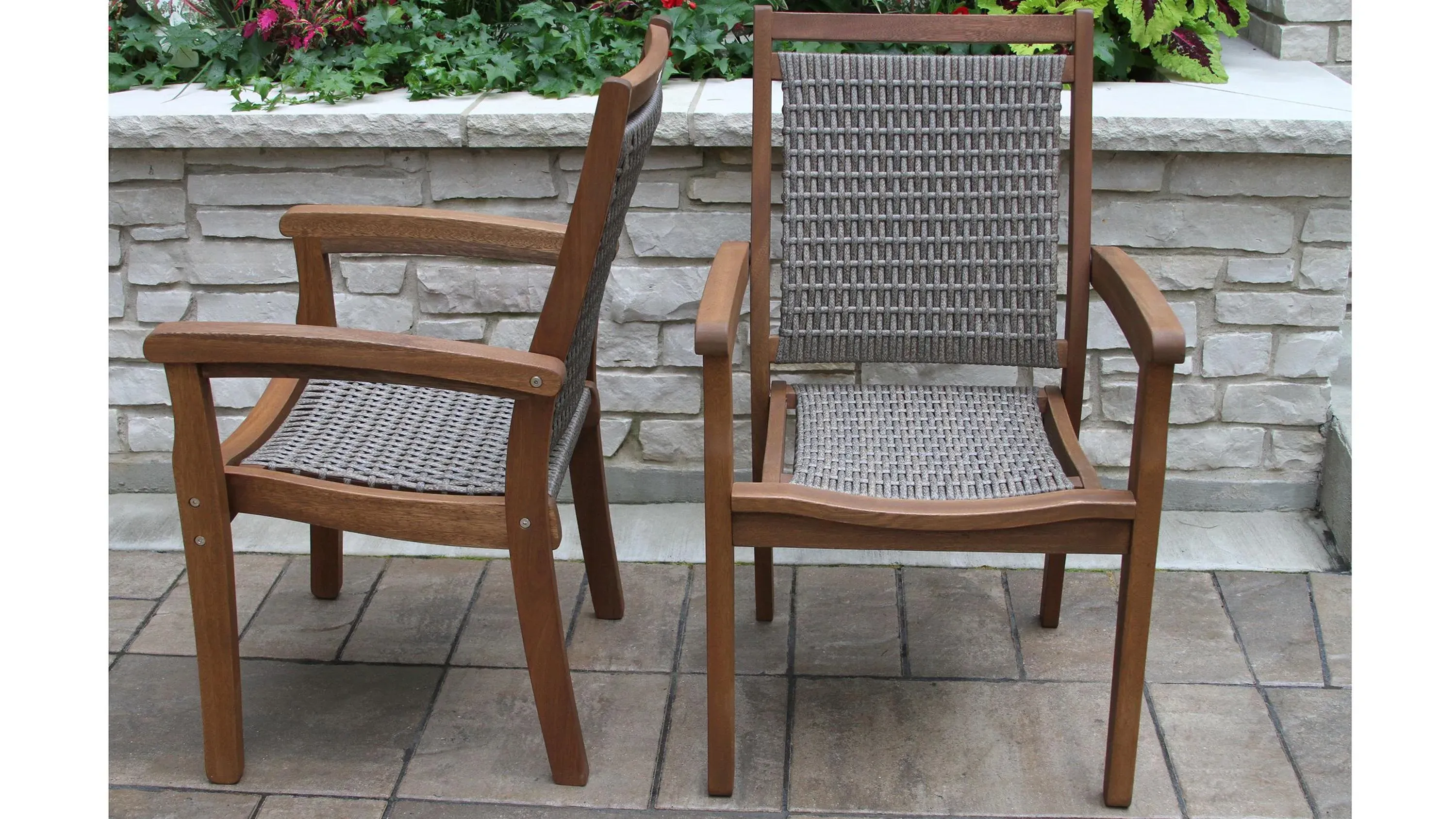 Farmhouse 7-pc. Wicker and Eucalyptus Outdoor Dining Set
