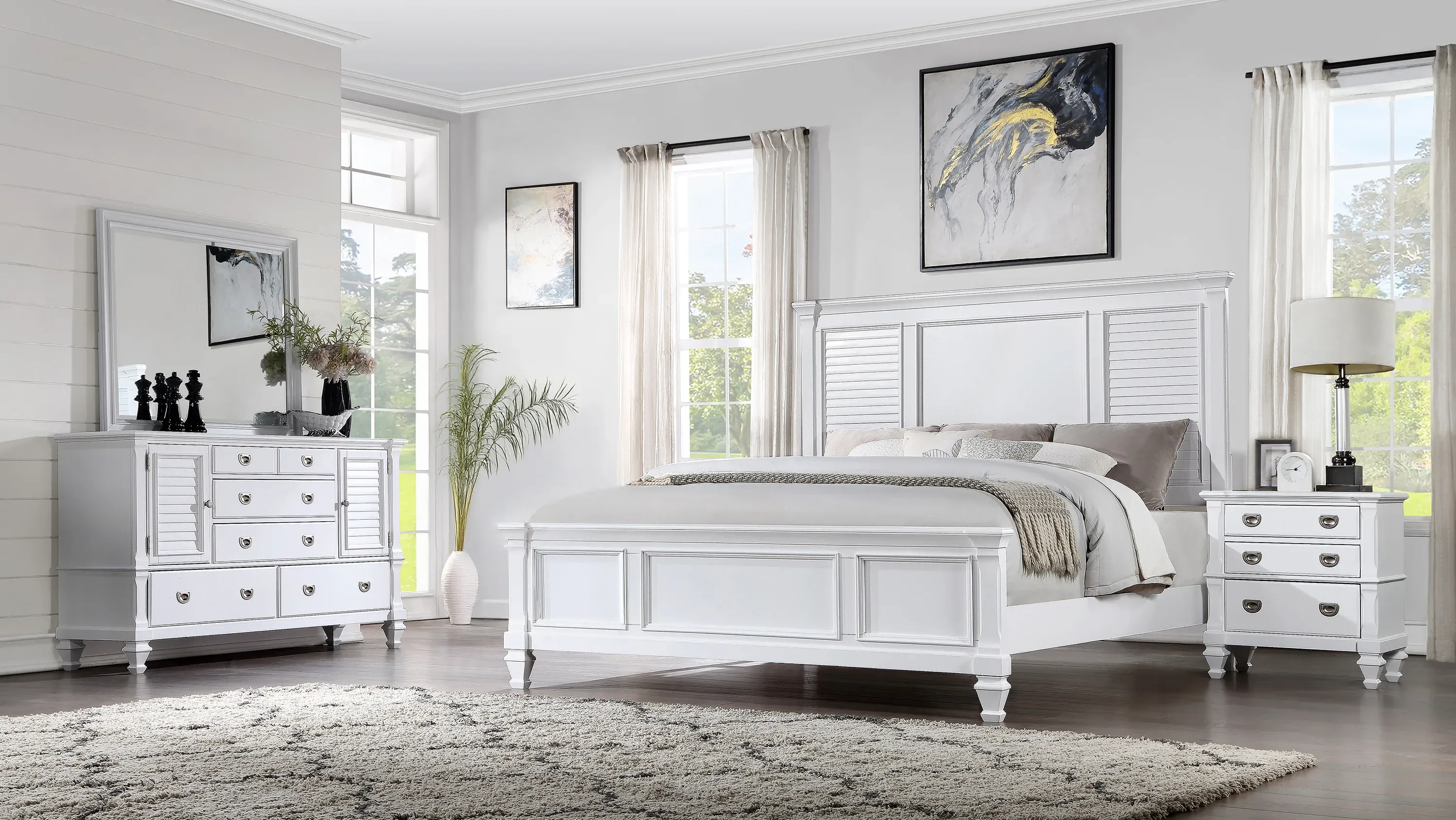 Asher 4-pc. Panel Bedroom Set | Raymour & Flanigan