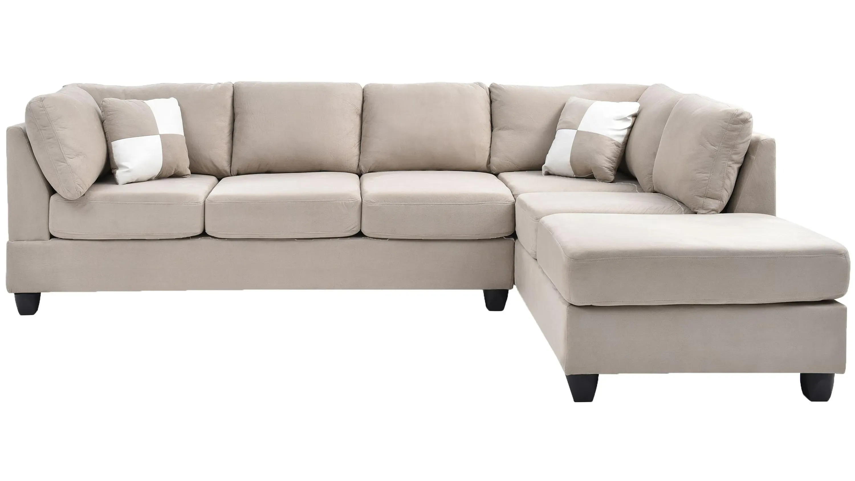 Malone 2-pc. Reversible Sectional Sofa | Raymour & Flanigan