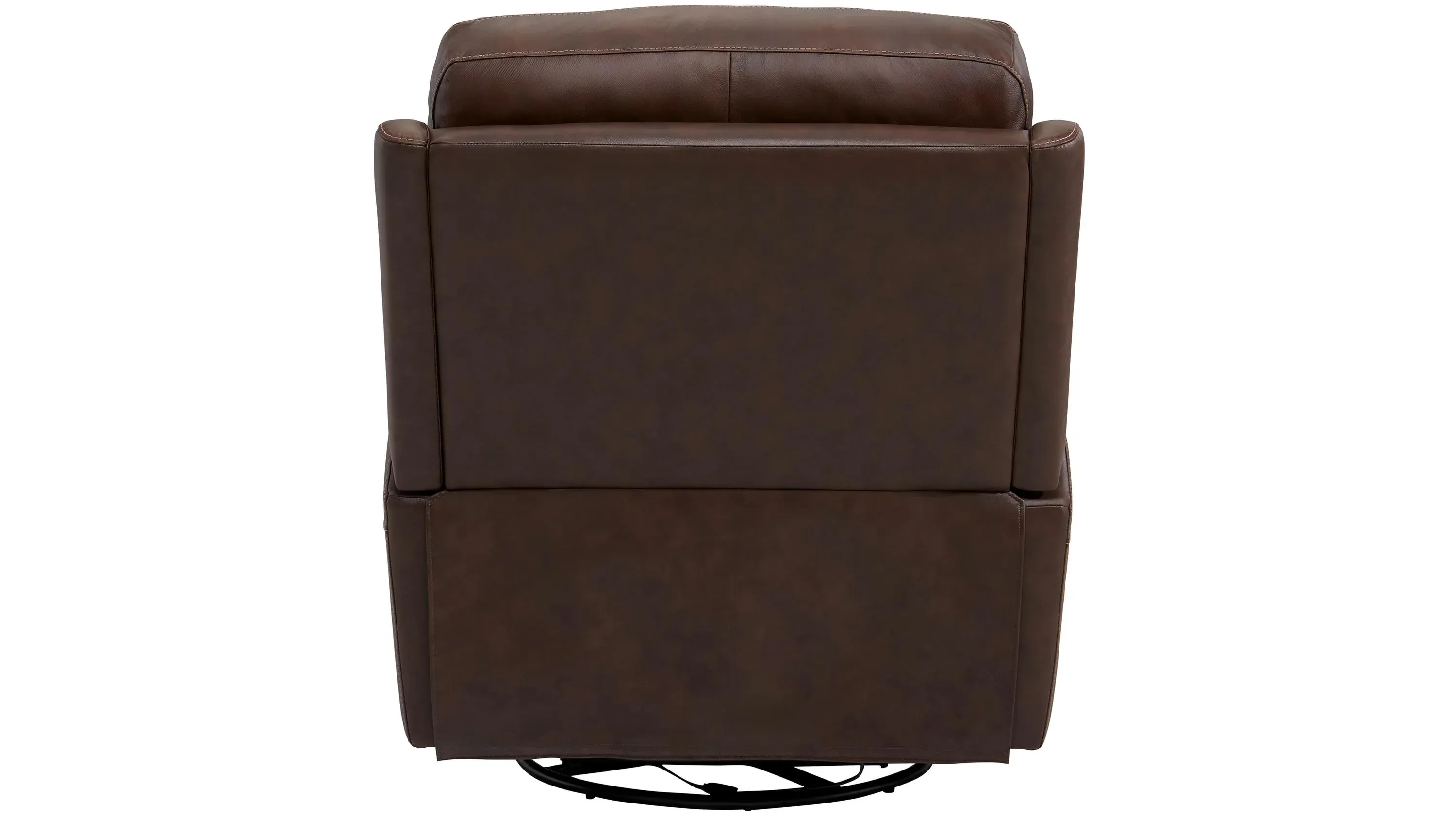 Henrick Triple Power Leather Swivel Glider Recliner | Raymour