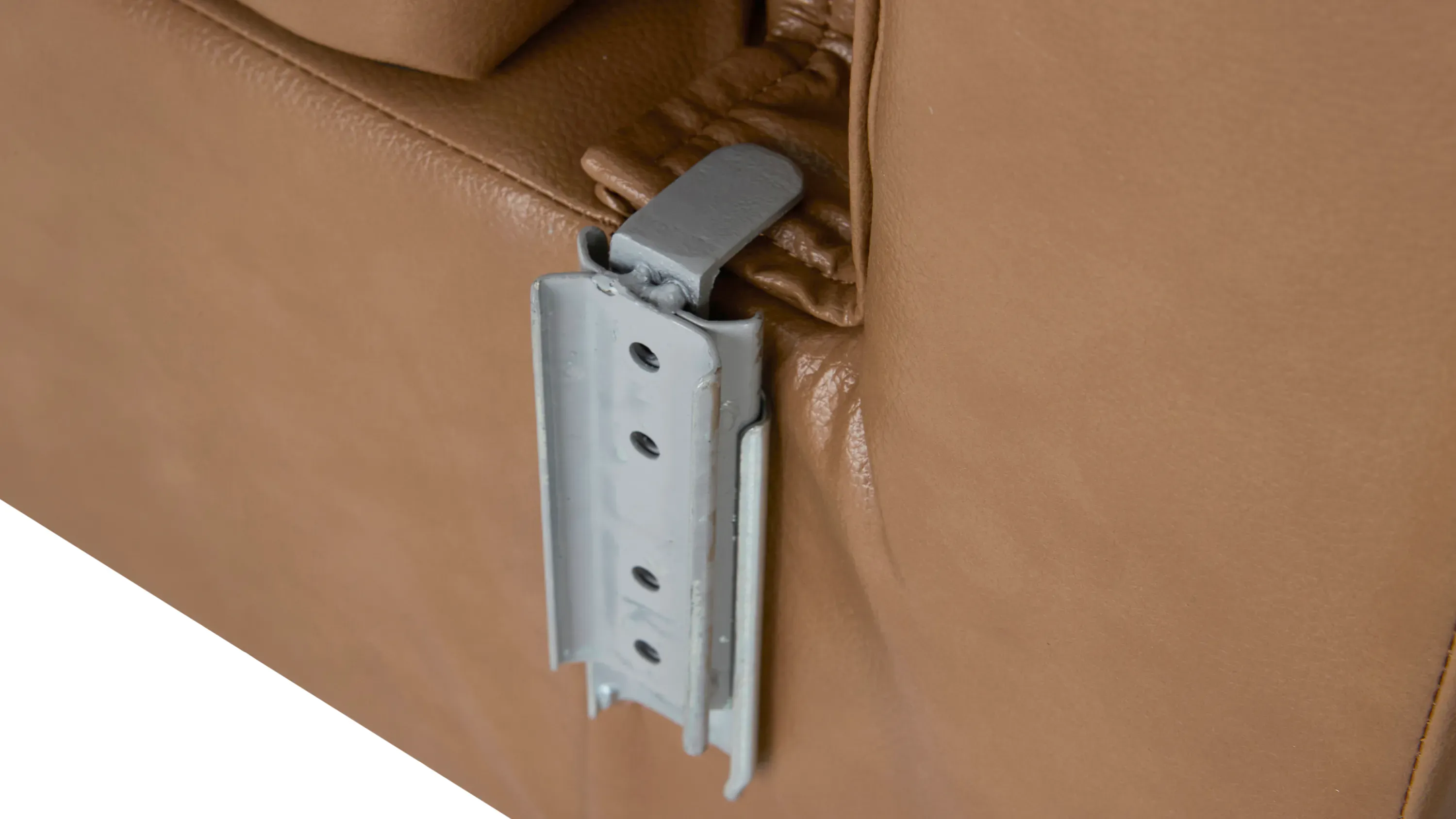 Harley Leather Armless Loveseat | Raymour & Flanigan
