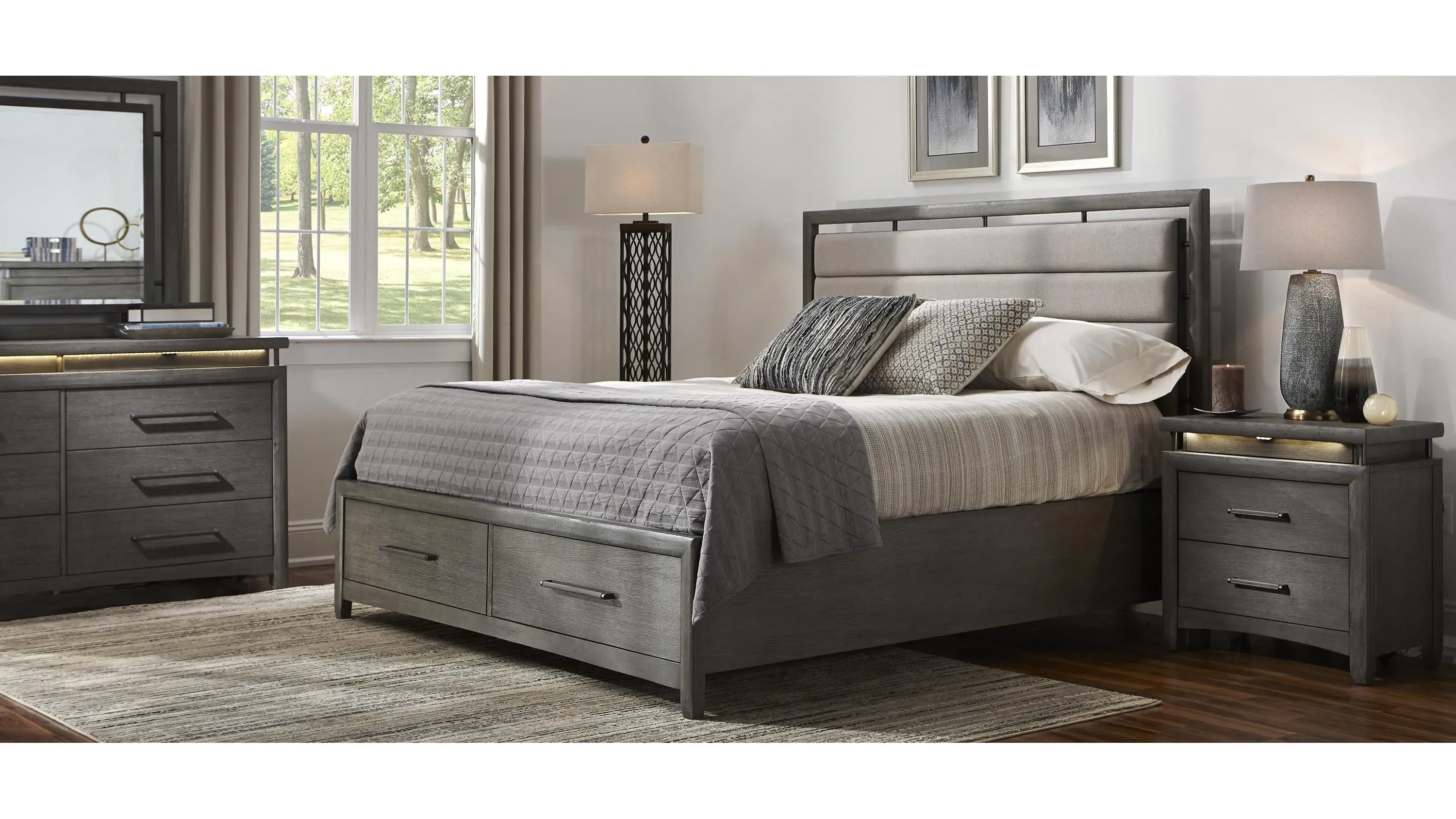 San Clemente Platform Storage Bed