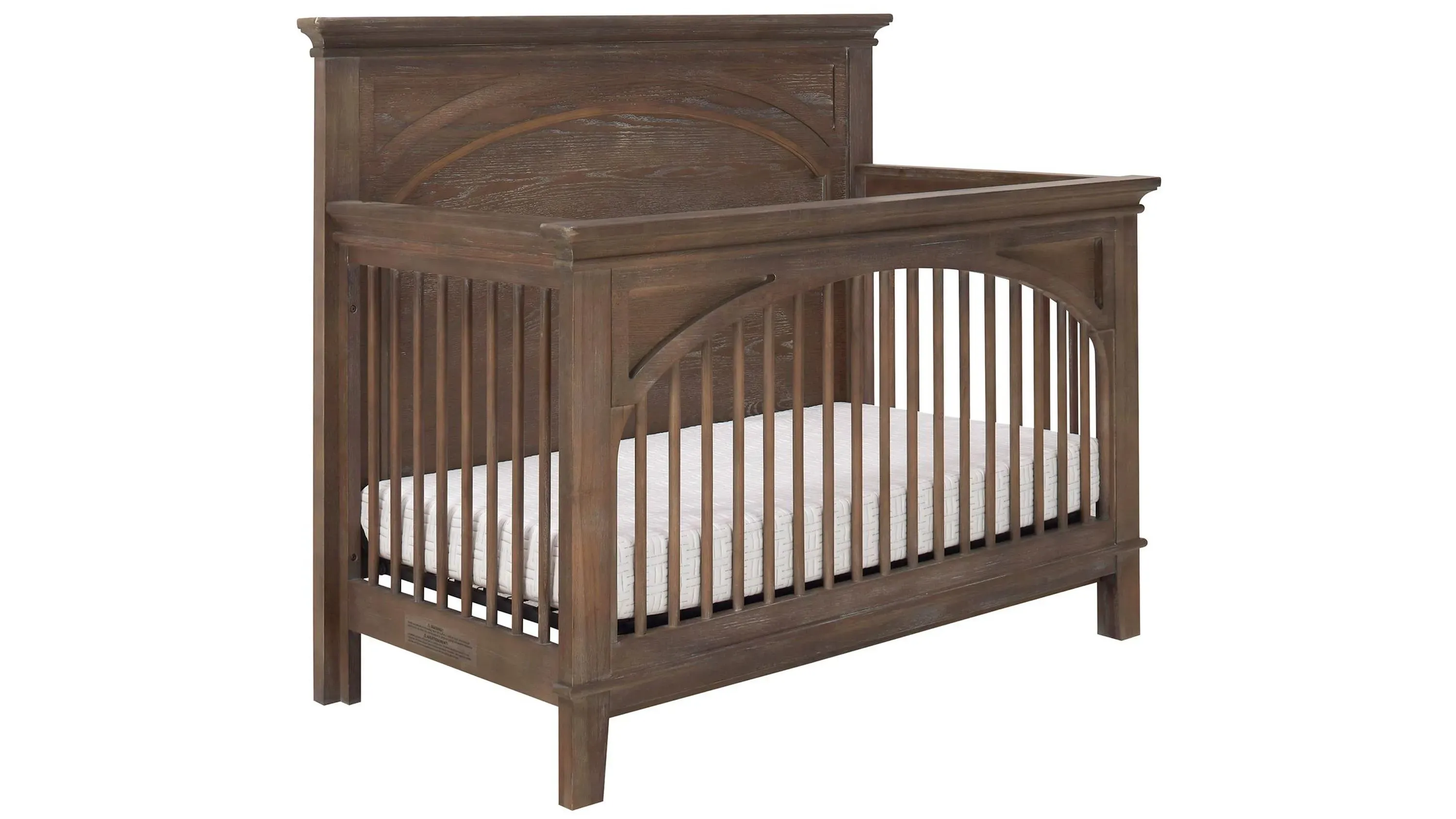 Kennedy Convertible Crib with Conversion Rails Raymour Flanigan
