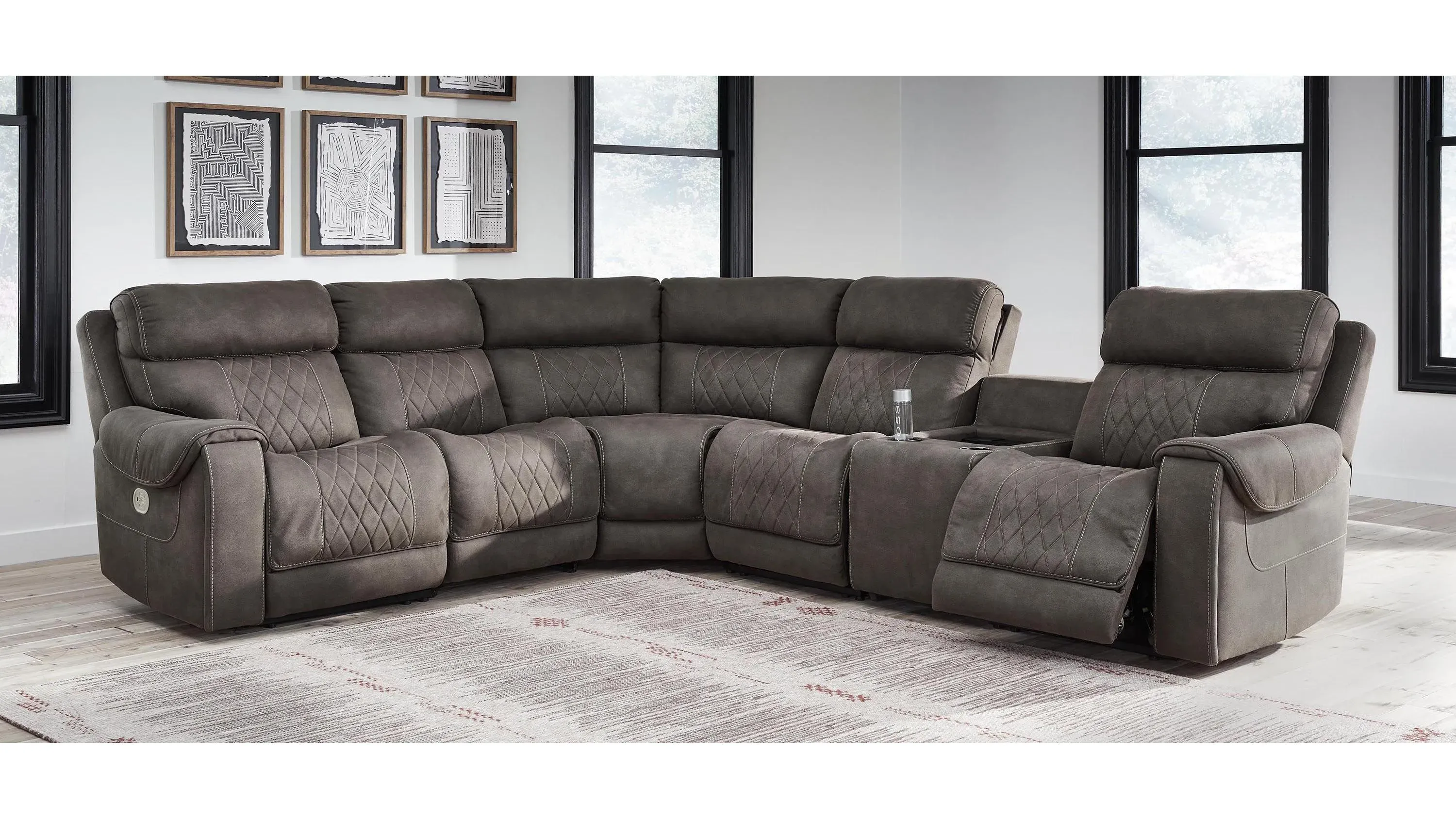 Hoopster 6-pc. Power Reclining Sectional