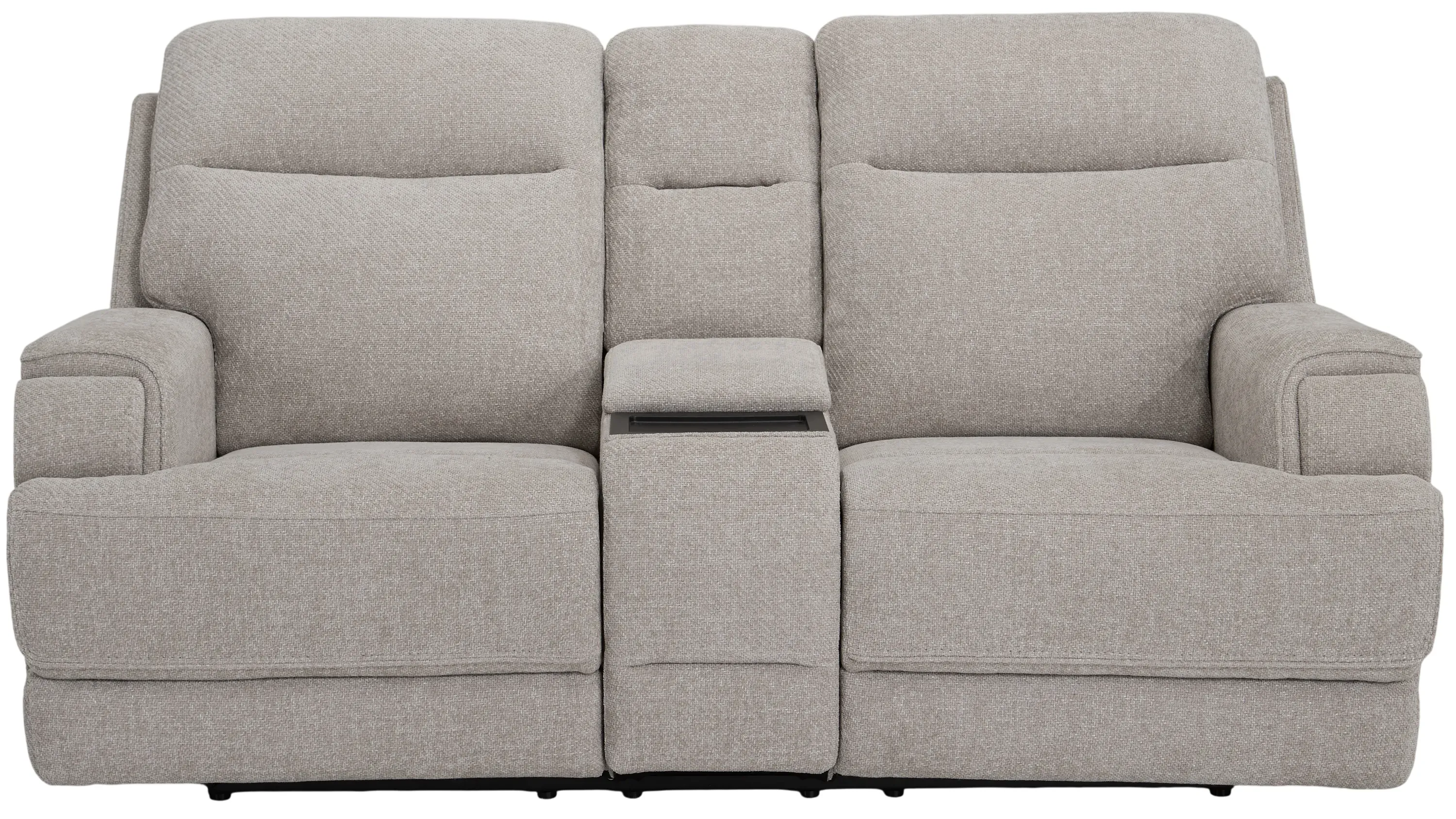 Locklan Zero Gravity Triple Power Console Loveseat | Raymour
