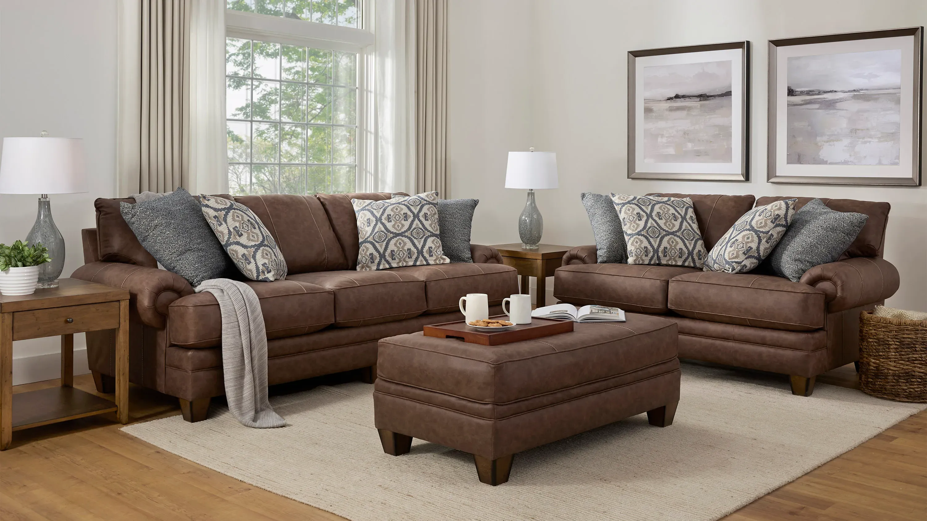 モカブラウン Drifter Mocha Zero Gravity Triple Power Reclining Console Loveseat