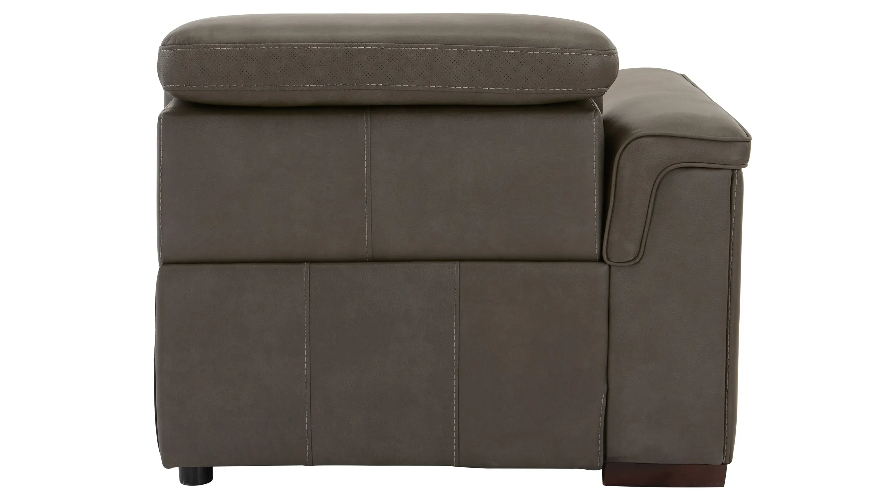 Orion Left Arm Facing Storage Chaise w/ Speaker Headrest | Raymour