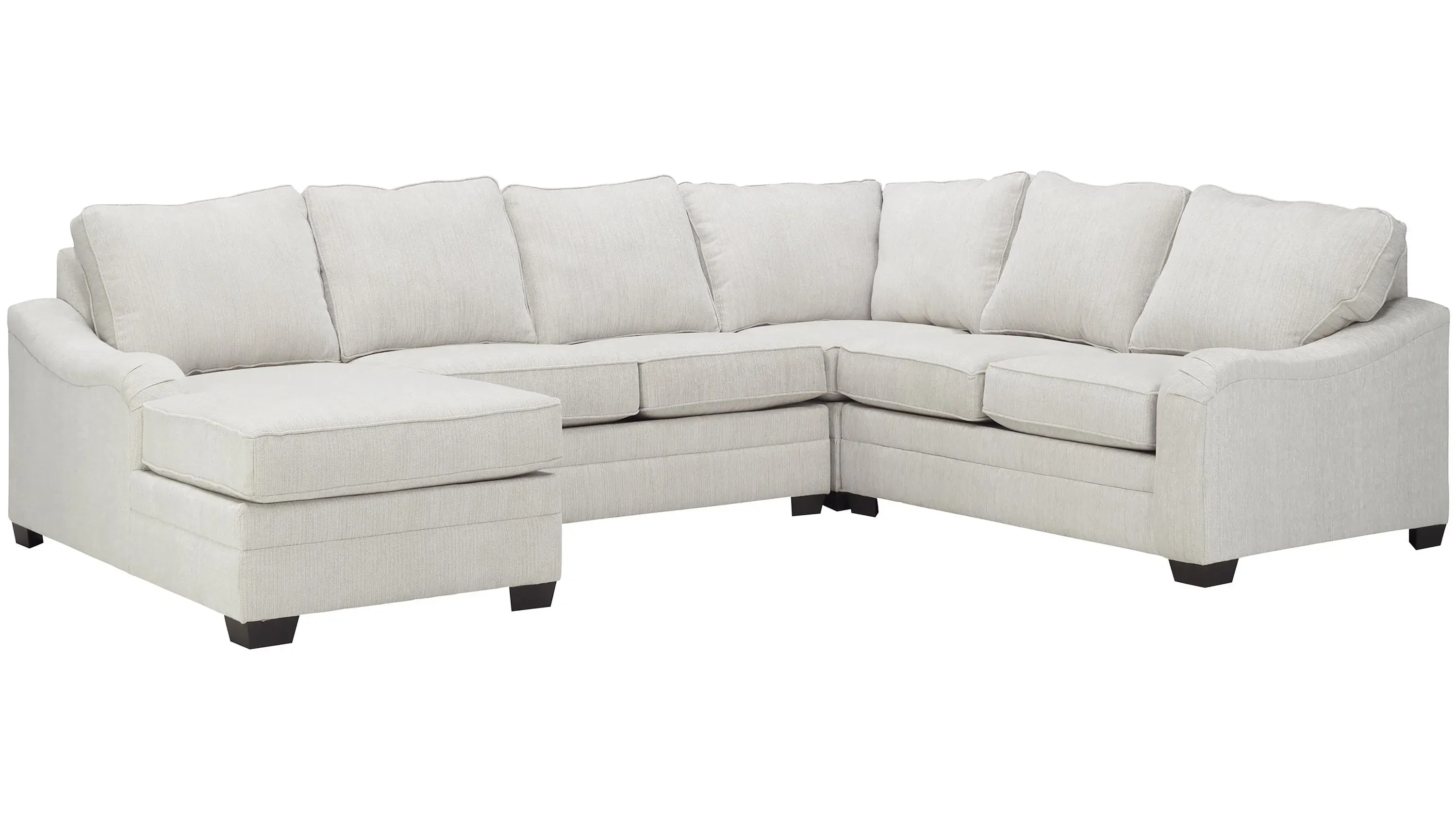 Caid 4-pc. Chenille Sectional Sofa