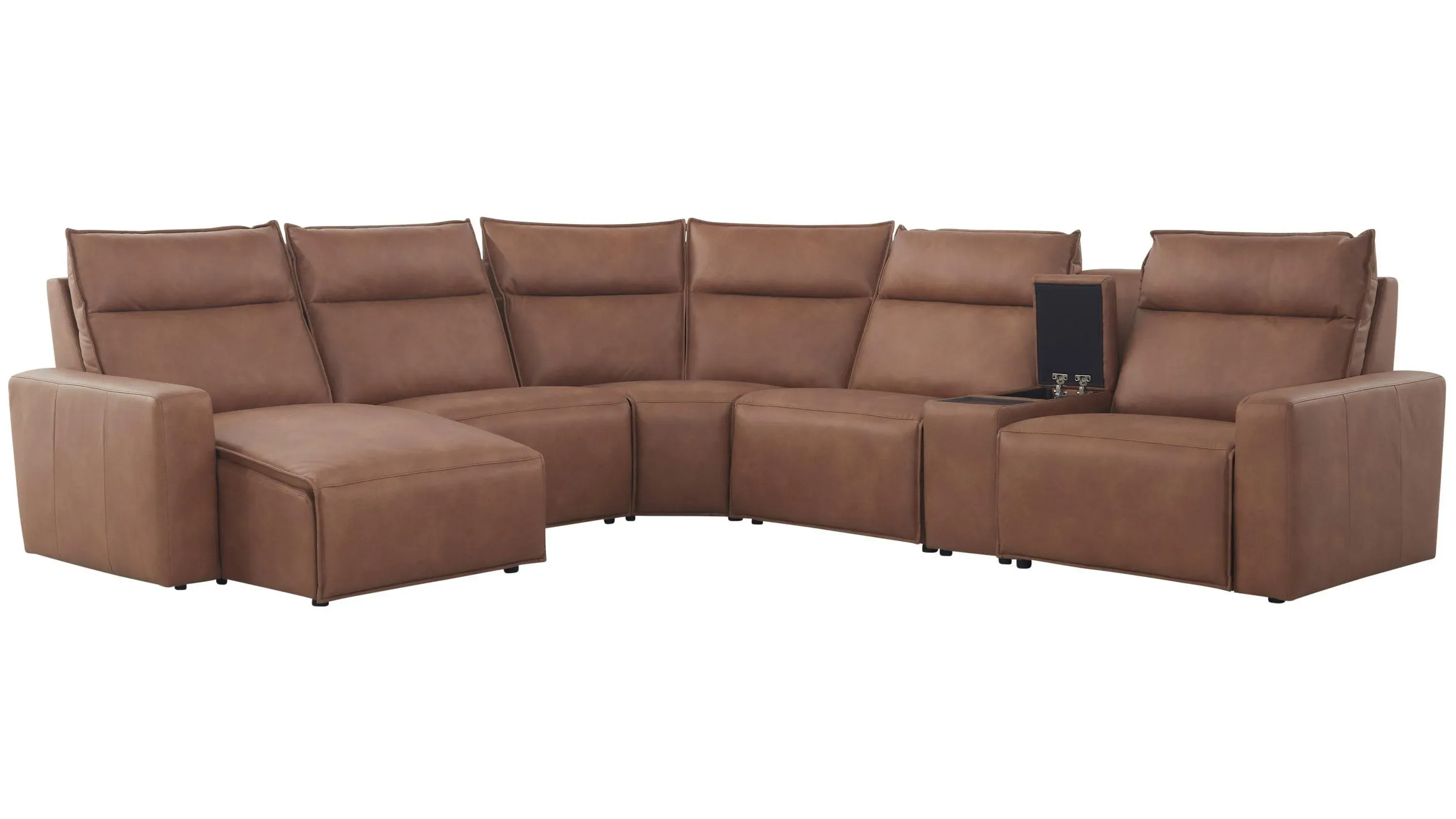 ModularTwo 6-pc. Power Sectional w/ Power Headrest | Raymour