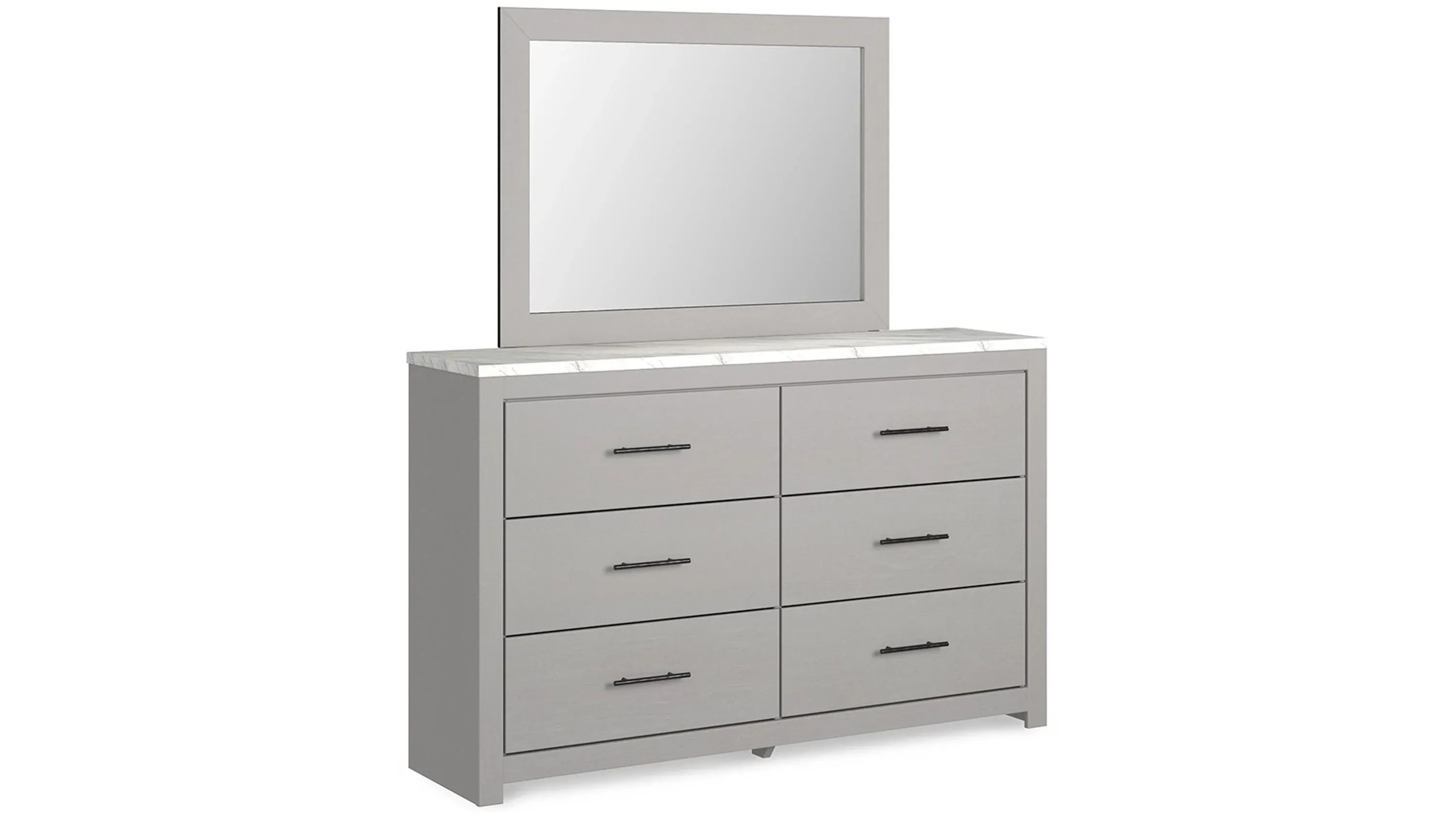 Cottonburg Dresser and Mirror Set