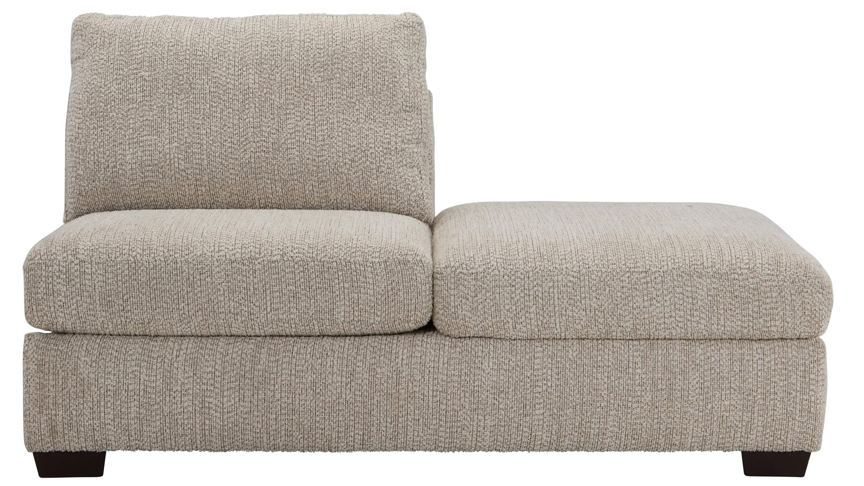 Becker Right Arm Facing Bumper Chaise w/ Storage | Raymour & Flanigan