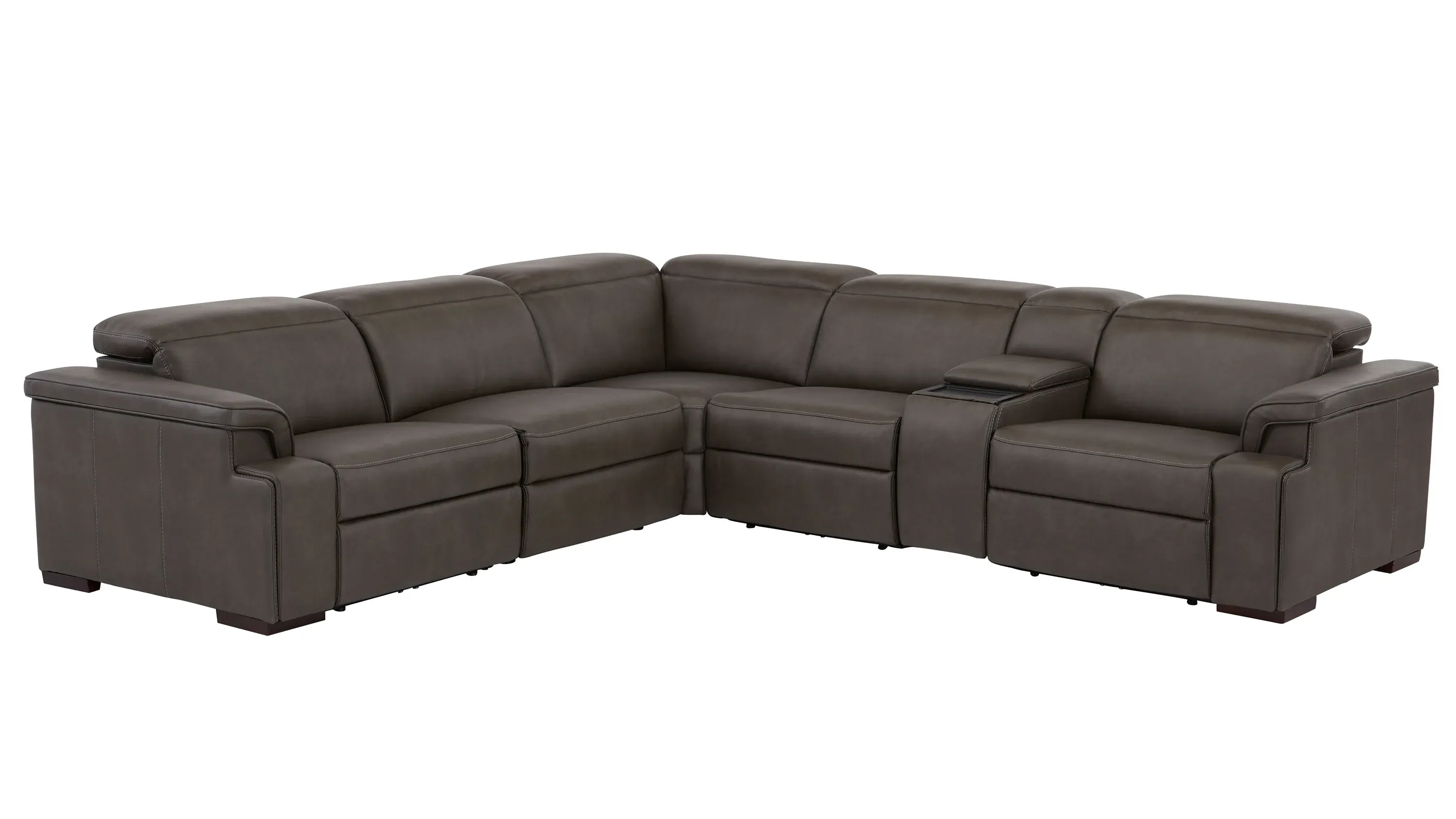 Orion 6-pc. Dual Power Media Sectional | Raymour & Flanigan