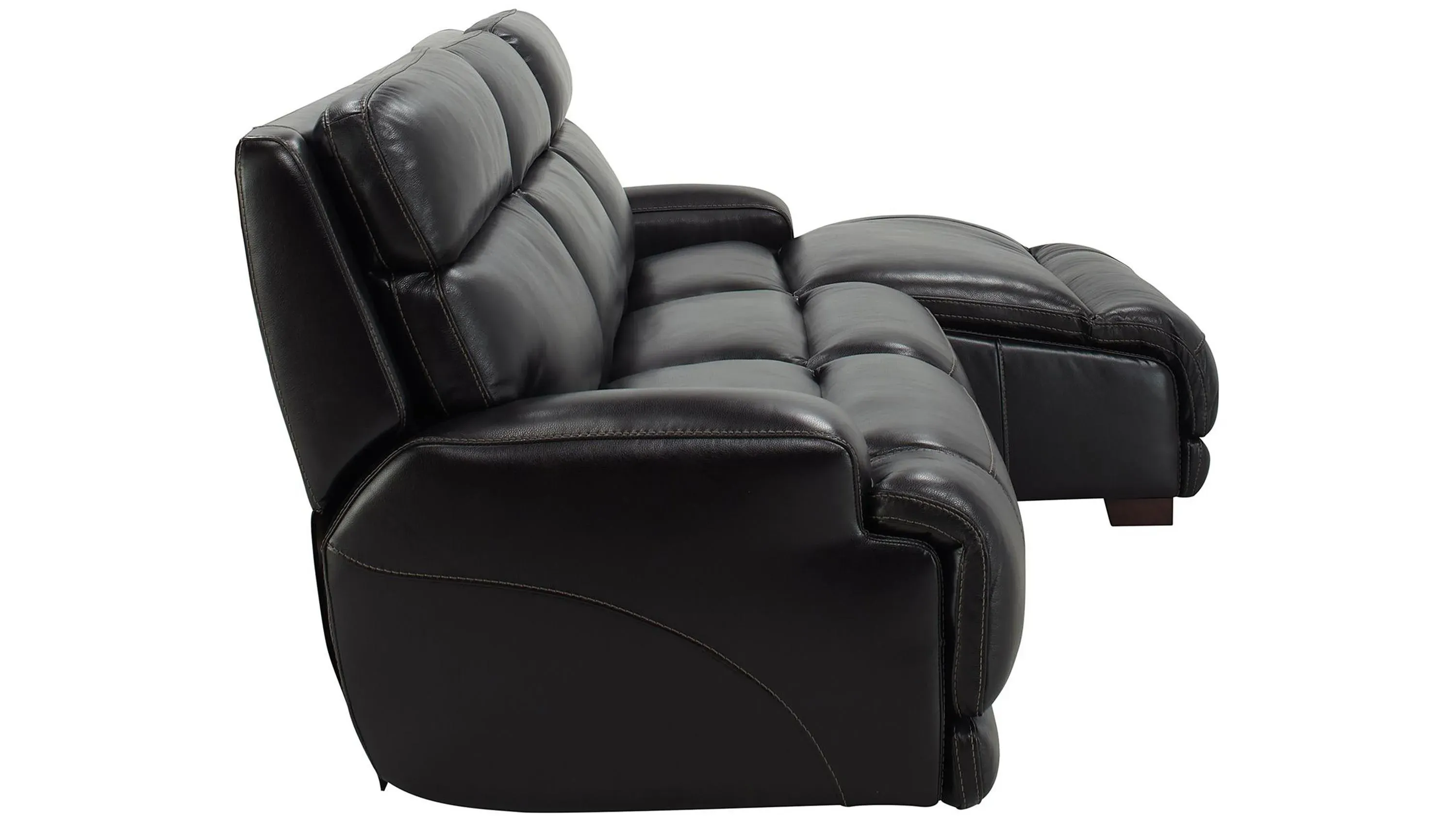 Tompkins Leather 3-pc. Sectional