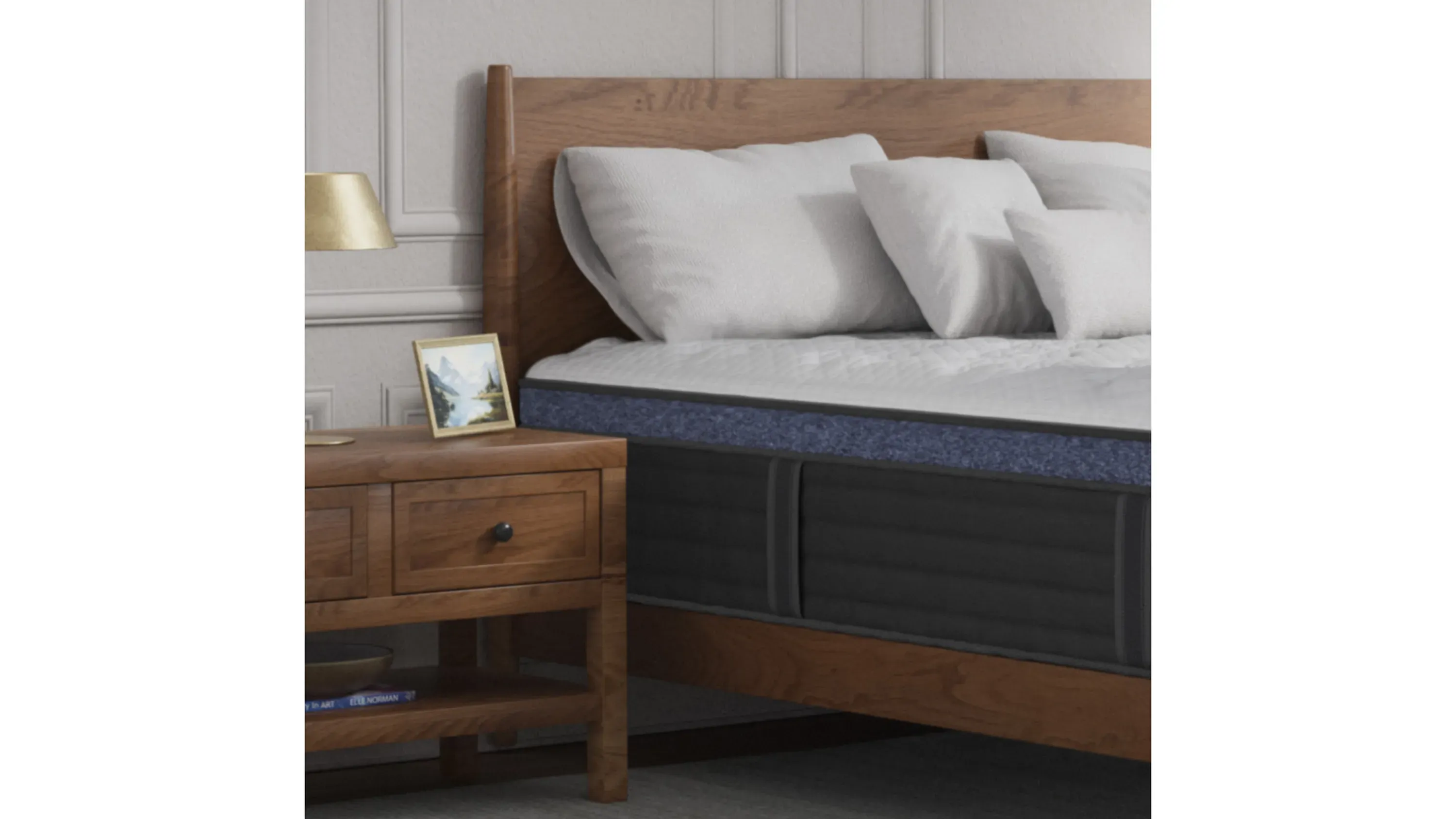 Helix Midnight Luxe Mattress with GlacioTex Cooling Technology