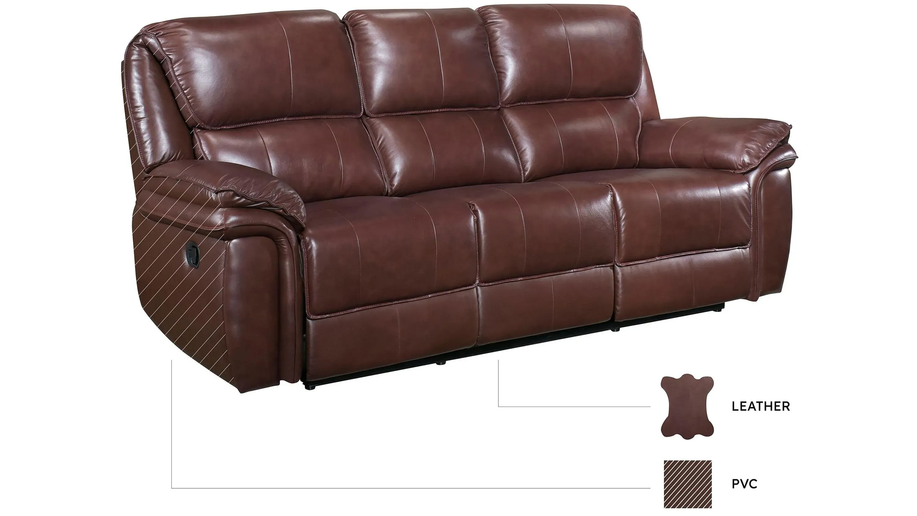Hazen Double Reclining Sofa