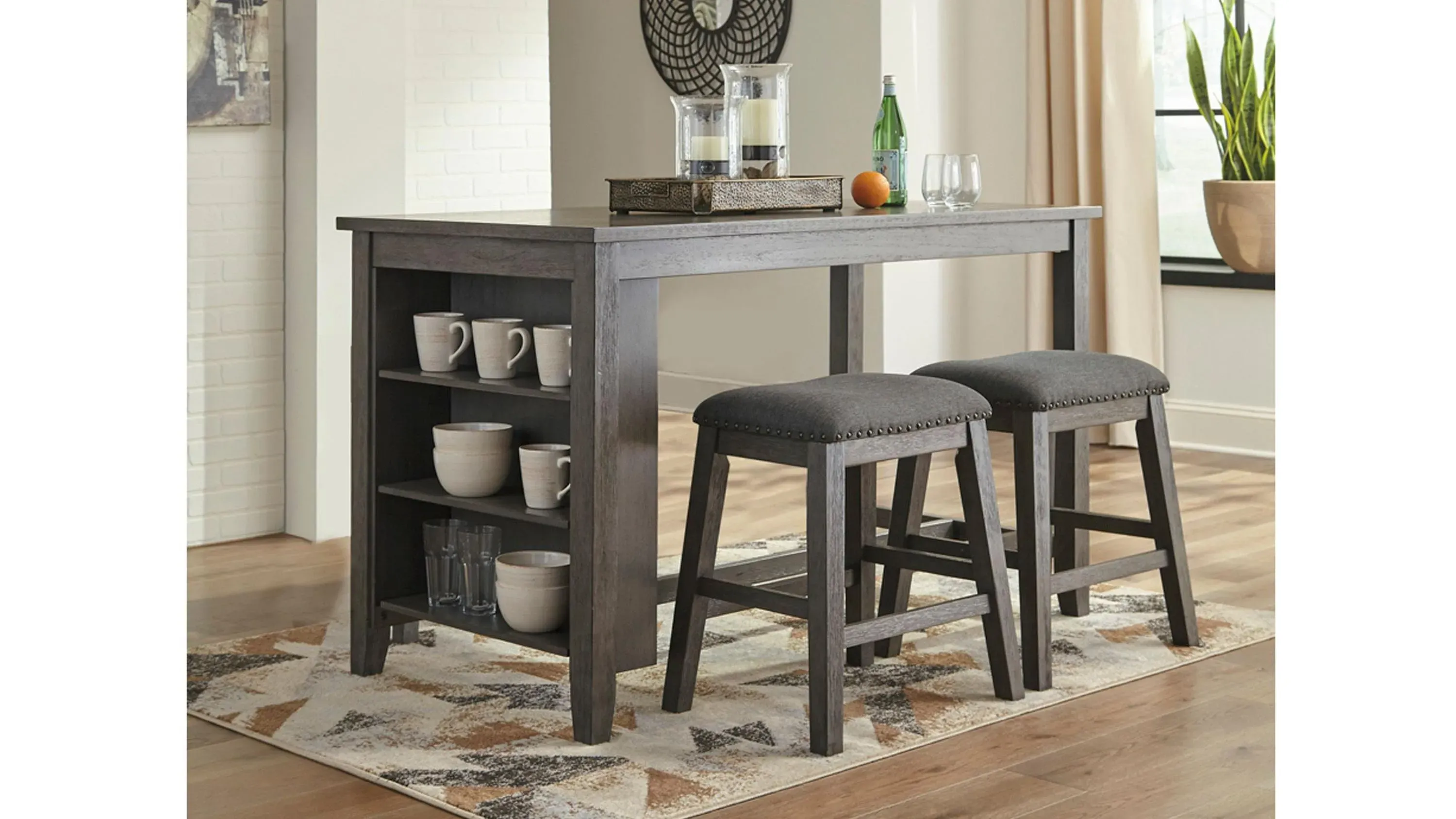 Nash 3-pc. Counter-Height Dining Set