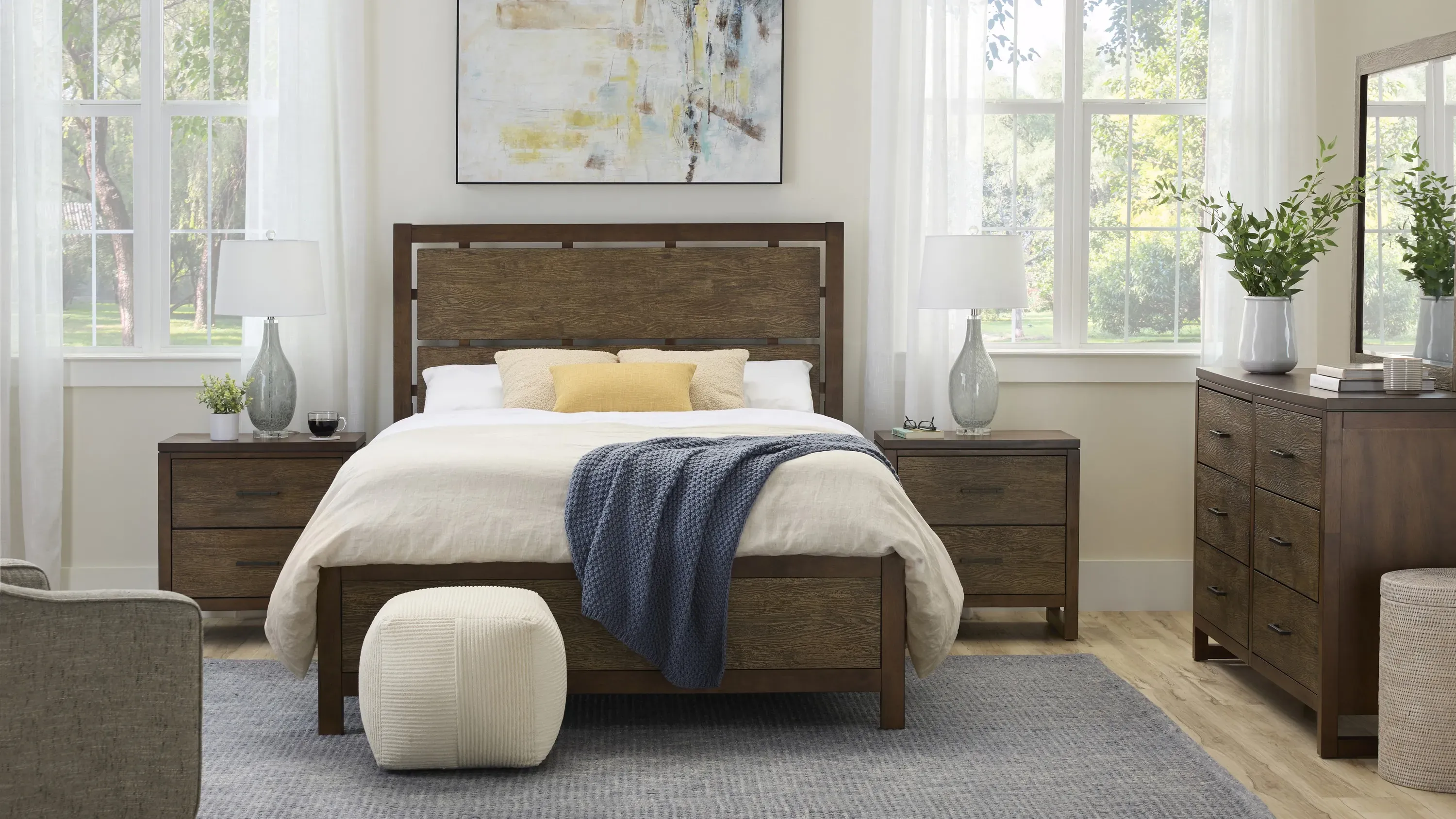 Larkspur Panel Bed | Raymour & Flanigan