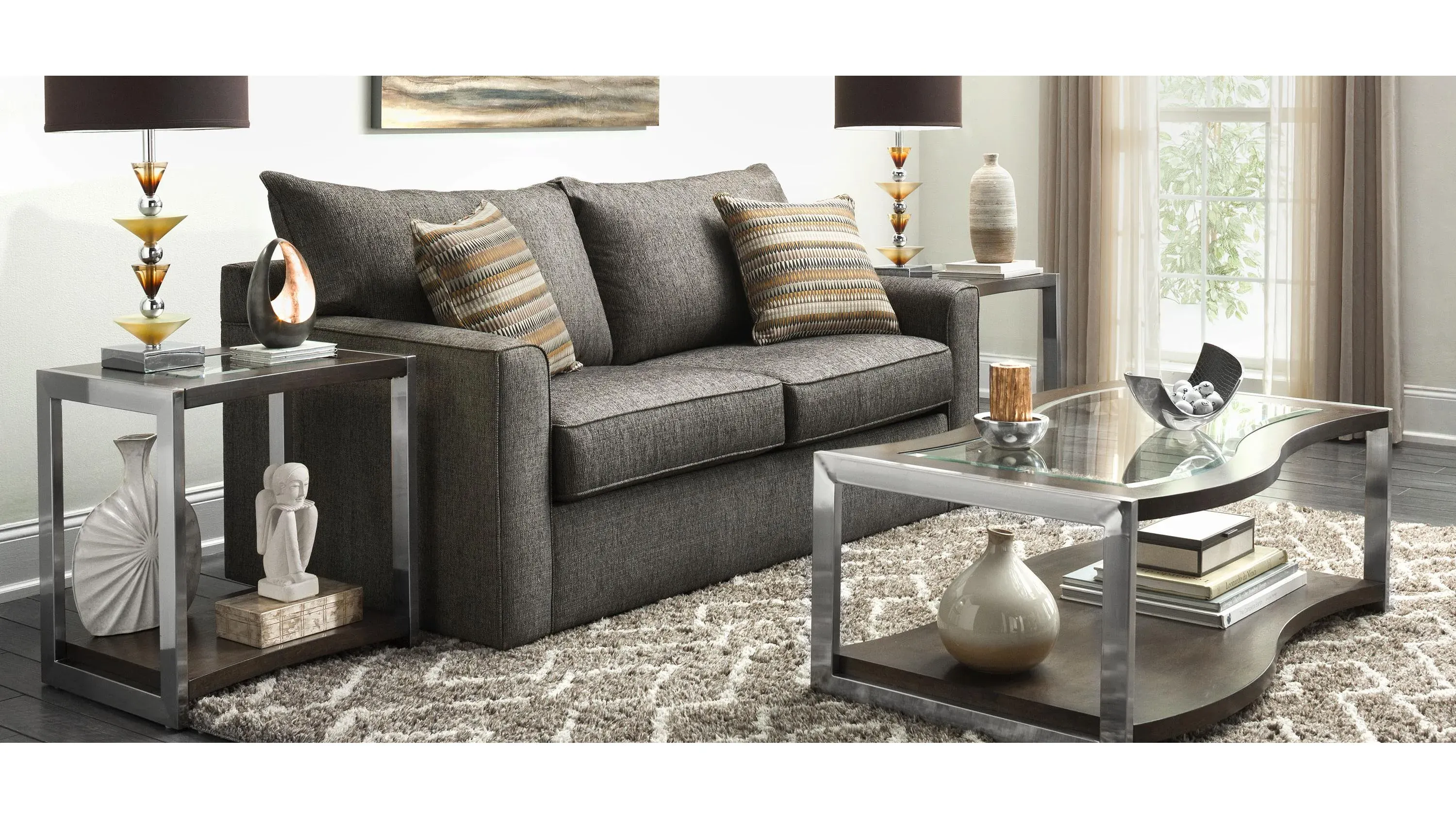 Trayce Chenille Full Sleeper Sofa