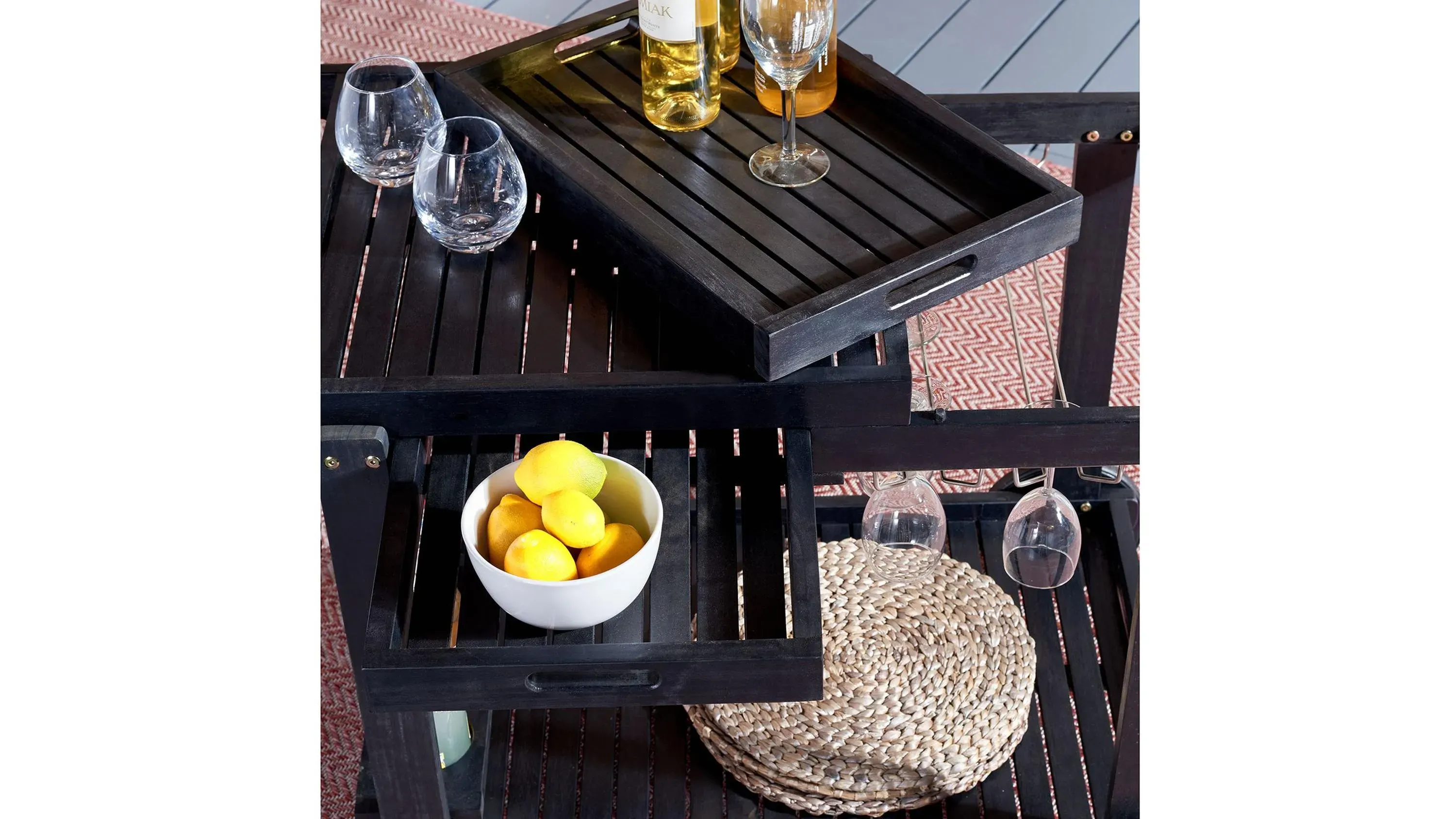 Orland Outdoor Tea Trolley | Raymour & Flanigan