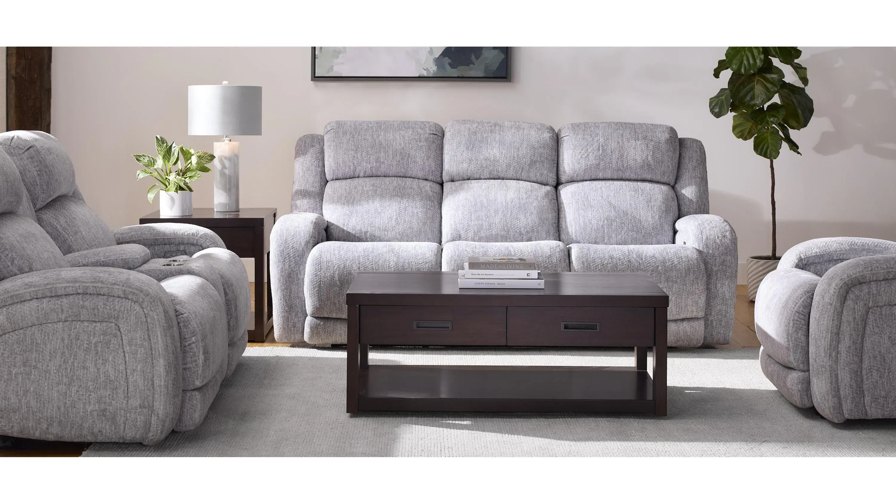 Zane Power Recliner w/ Power Headrest and Power Lumbar | Raymour