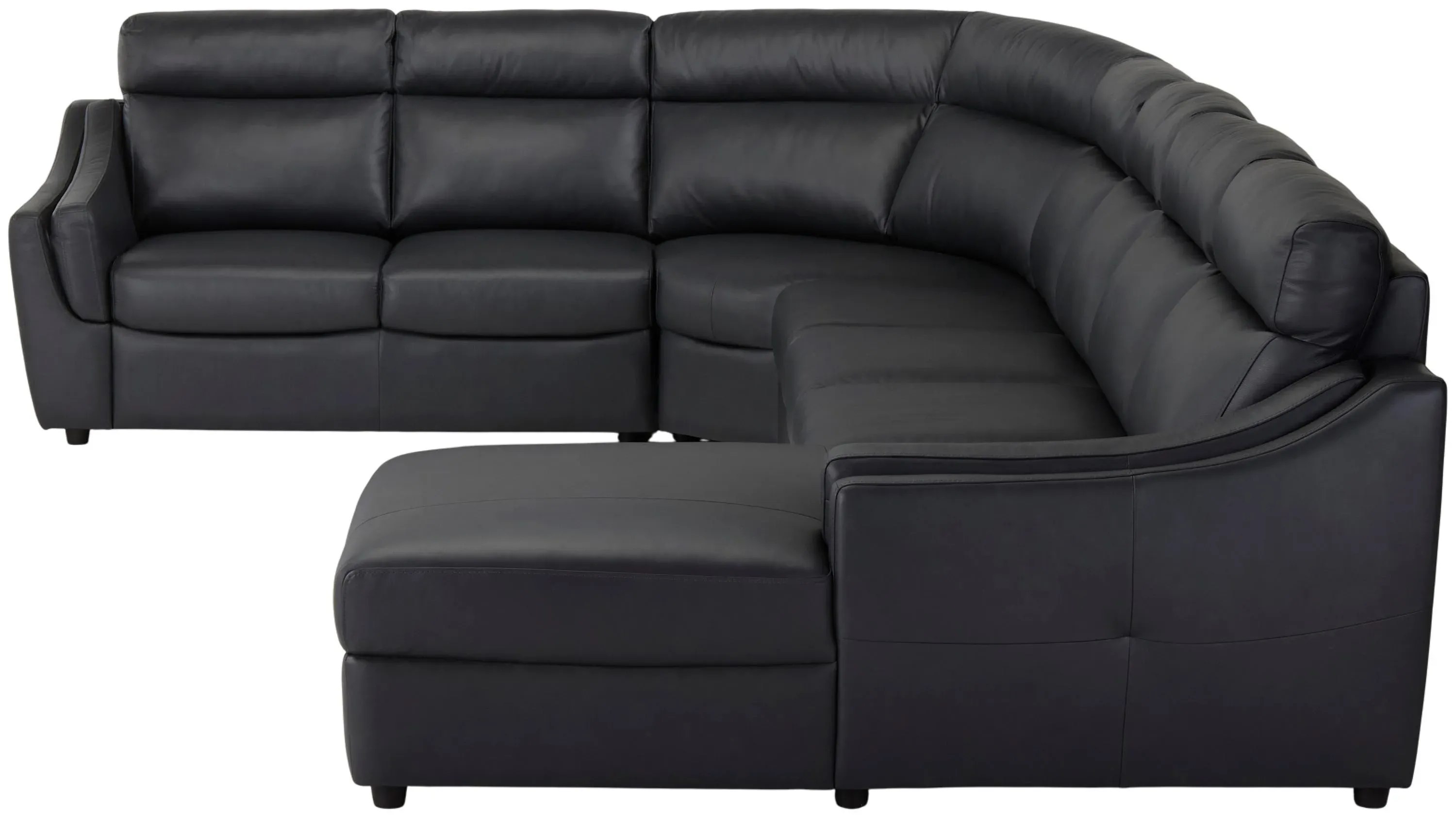 Warner 5-pc. Leather Sectional | Raymour & Flanigan