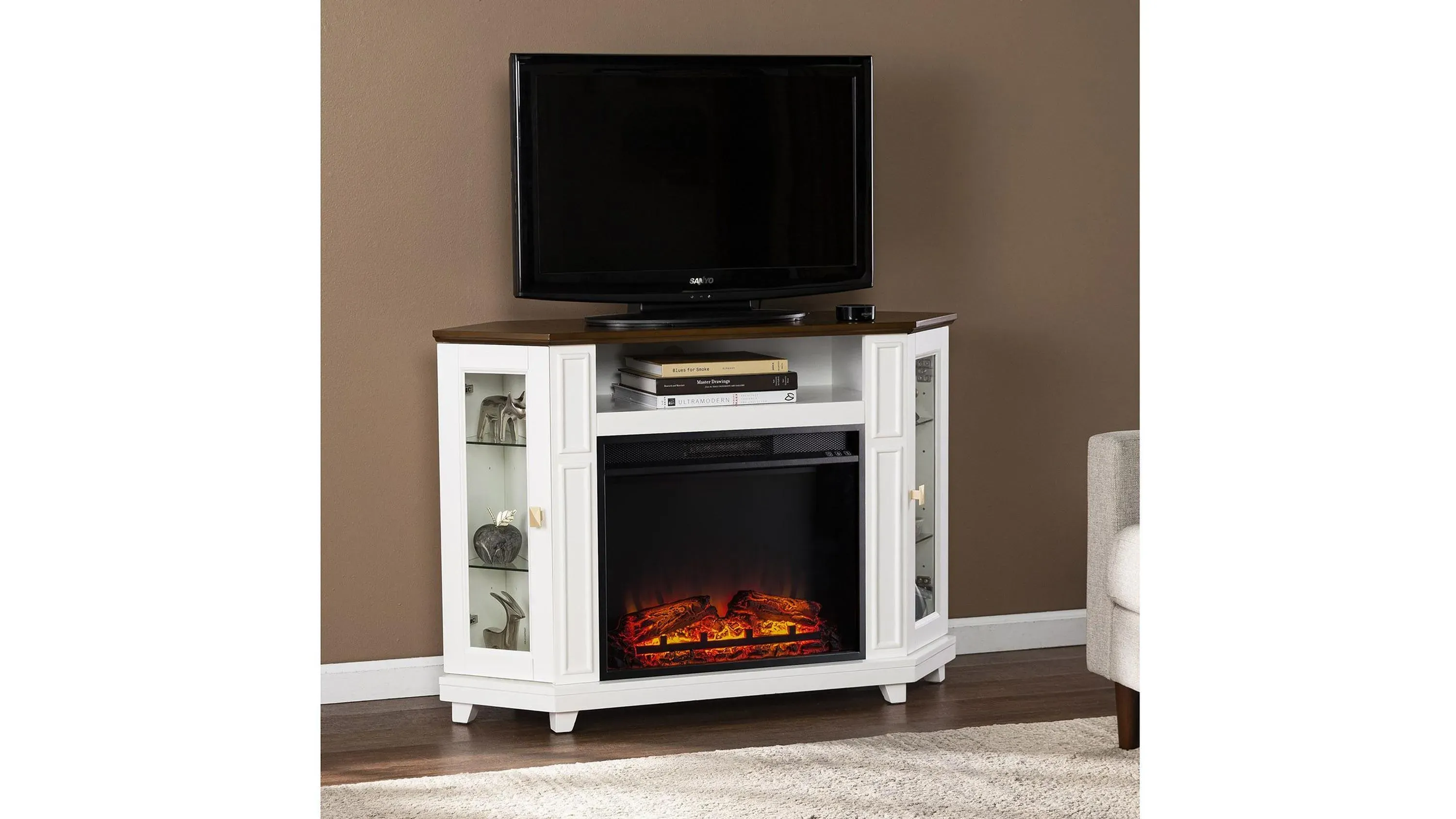 Tadley Electric Media Fireplace | Raymour & Flanigan