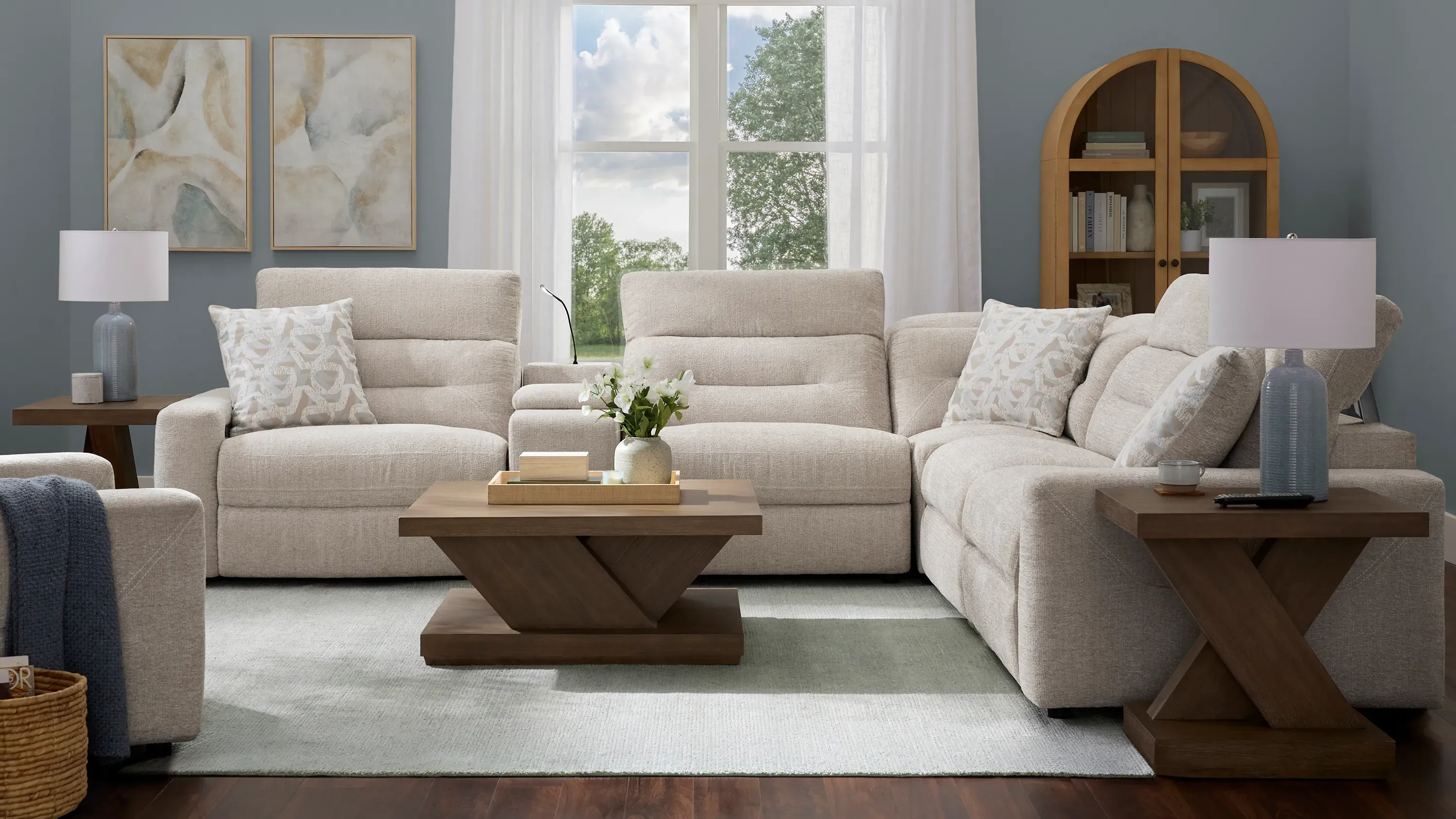 Bradbury 6-pc. Sectional | Raymour & Flanigan