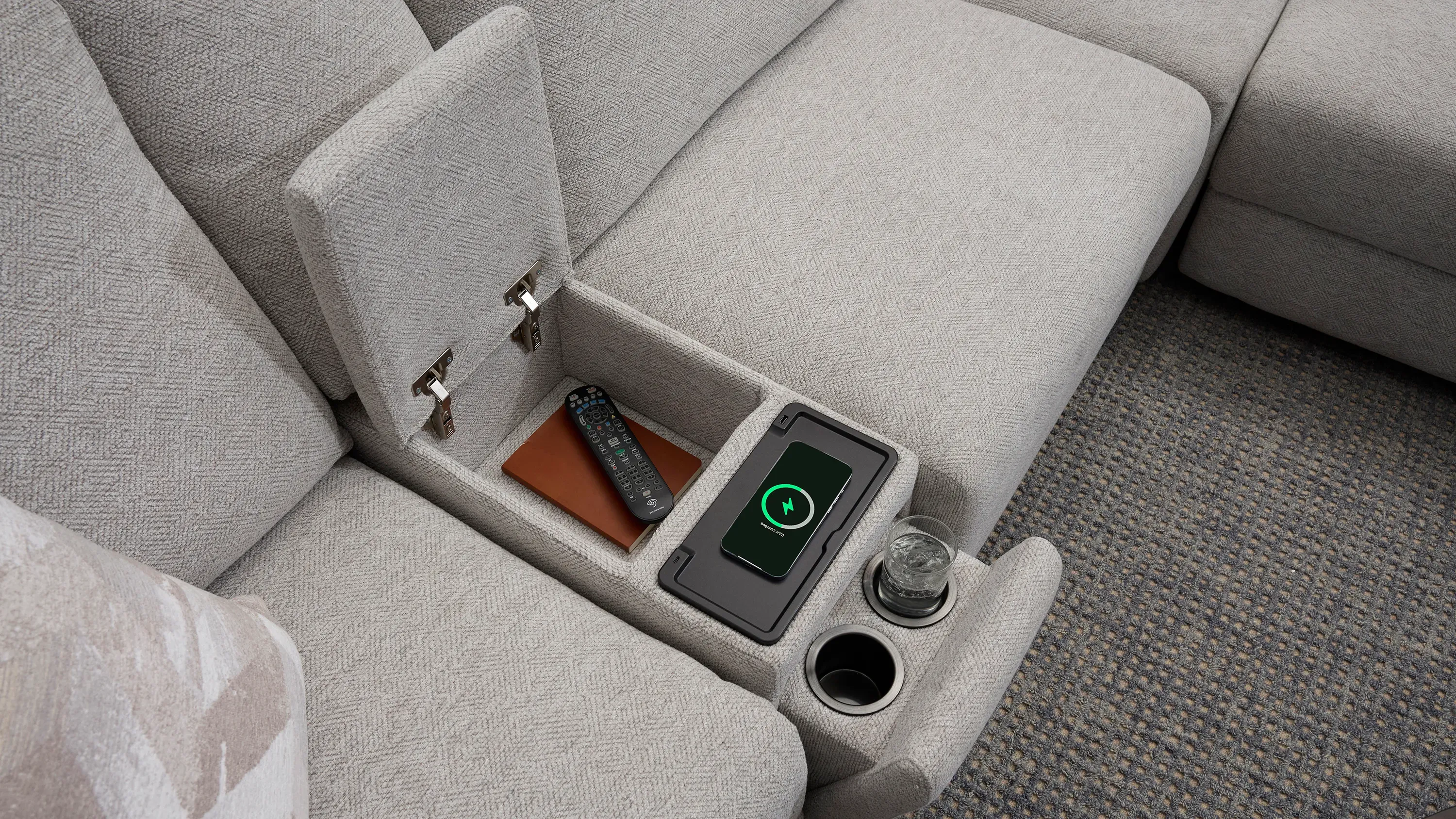 Duncan 7-pc. Power Sectional | Raymour & Flanigan