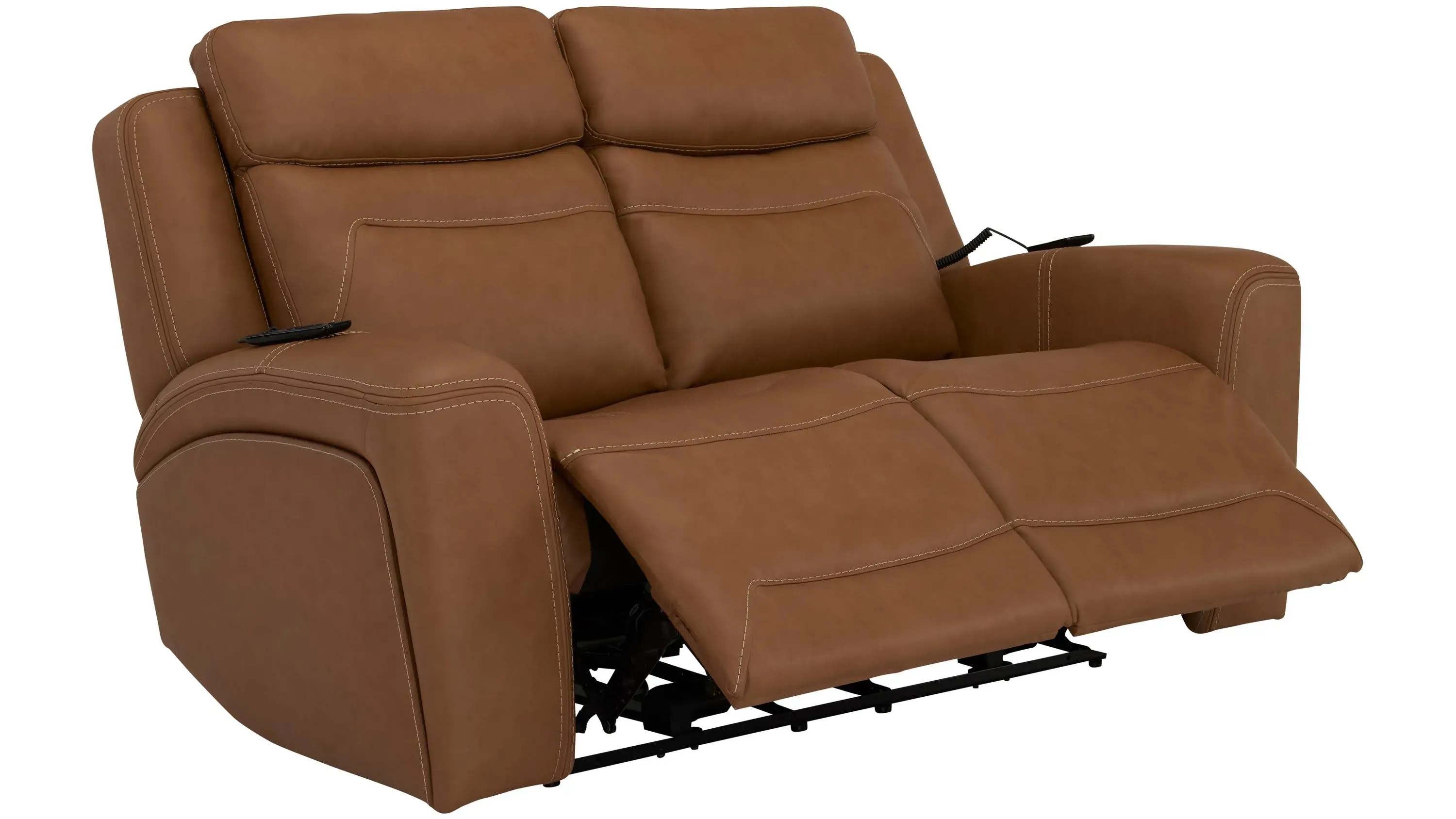 Morgenthal Triple Power Loveseat w/ Heat & Massage | Raymour