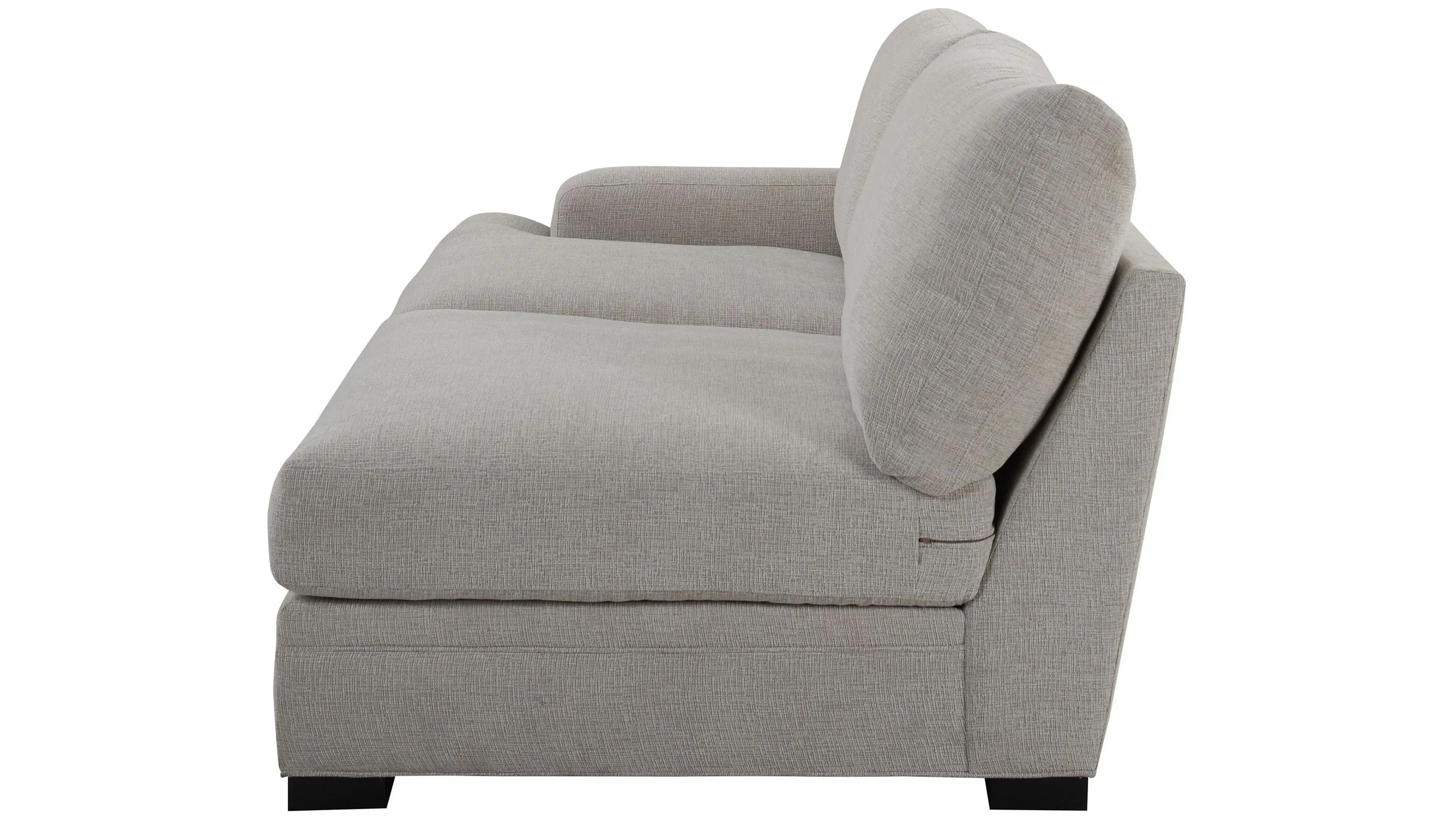 Bayside Microfiber Left Arm Facing Loveseat | Raymour & Flanigan
