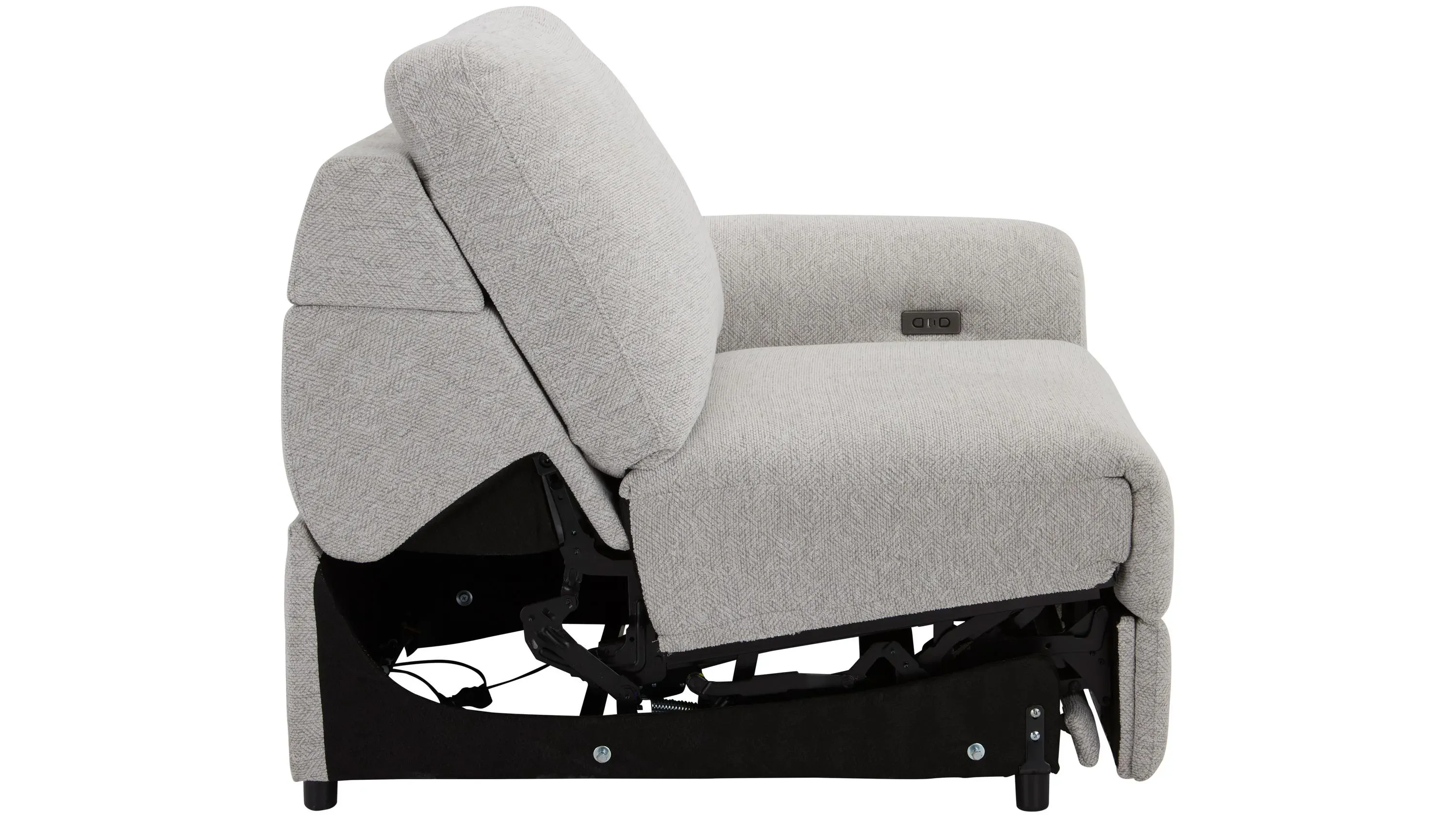 Duncan Right Arm Facing Power Recliner | Raymour & Flanigan