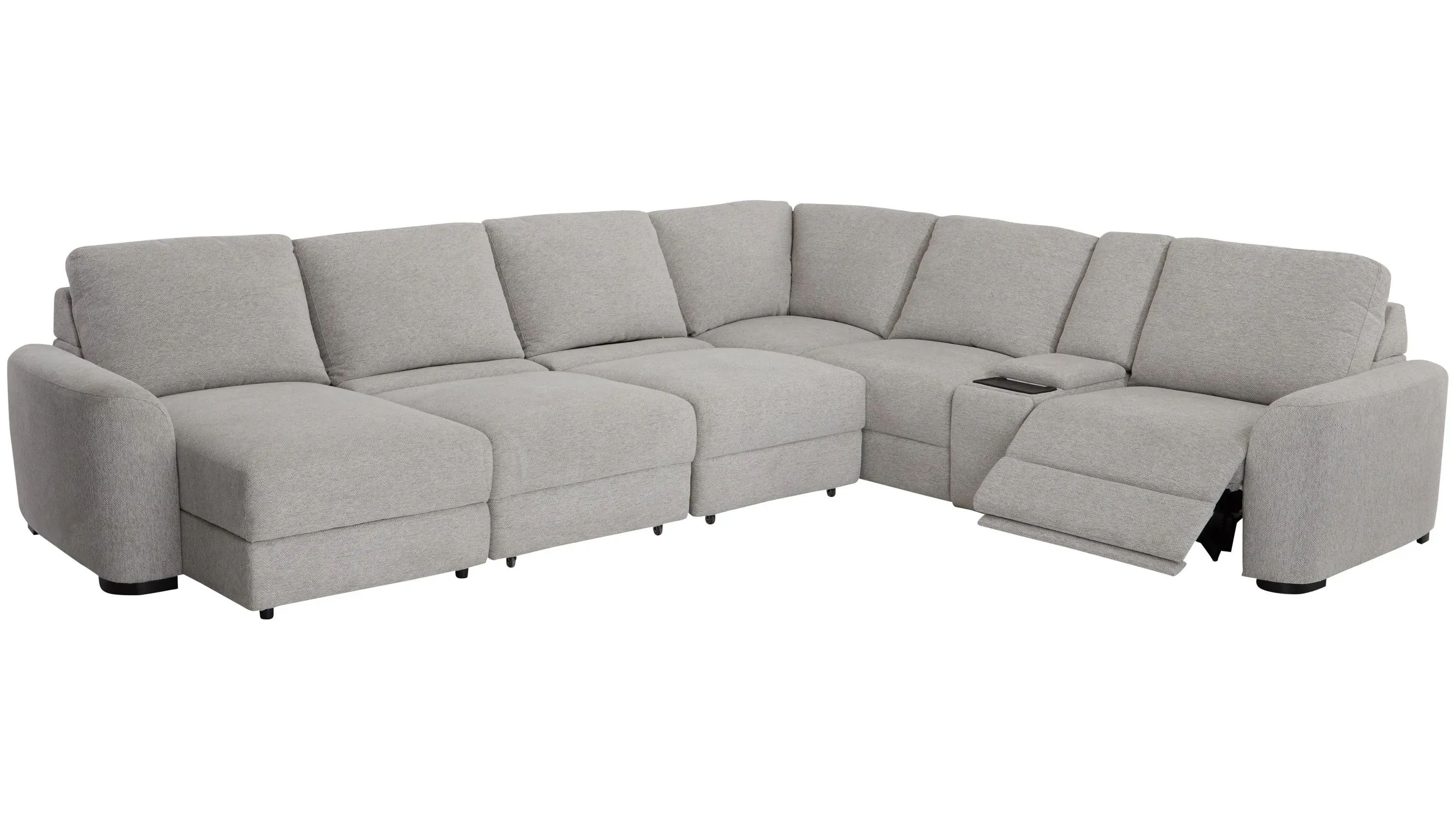 Duncan 7-pc. Power Sectional | Raymour & Flanigan