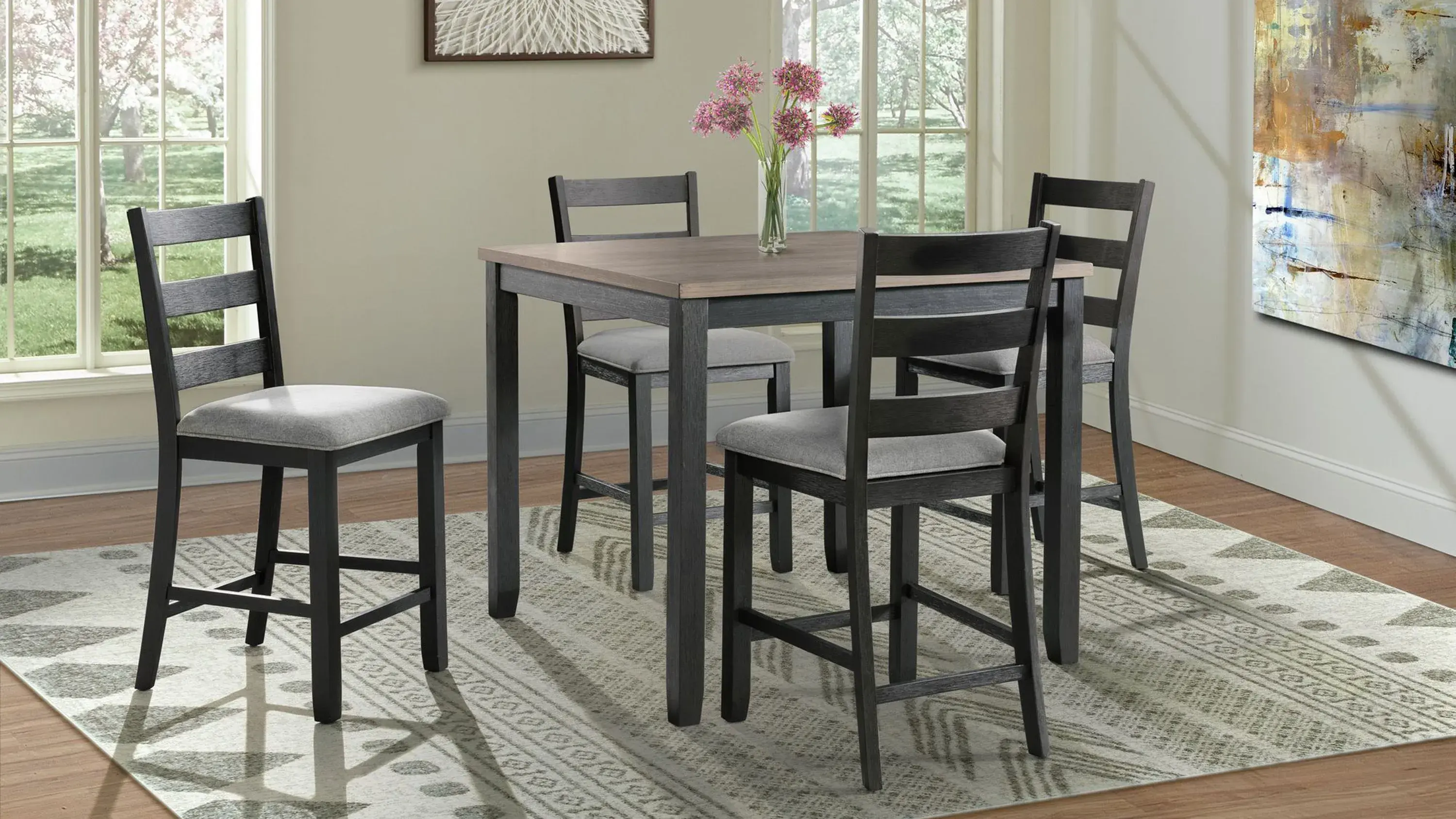 Kona Counter Stool - Set of 2 - Thumbnail 4