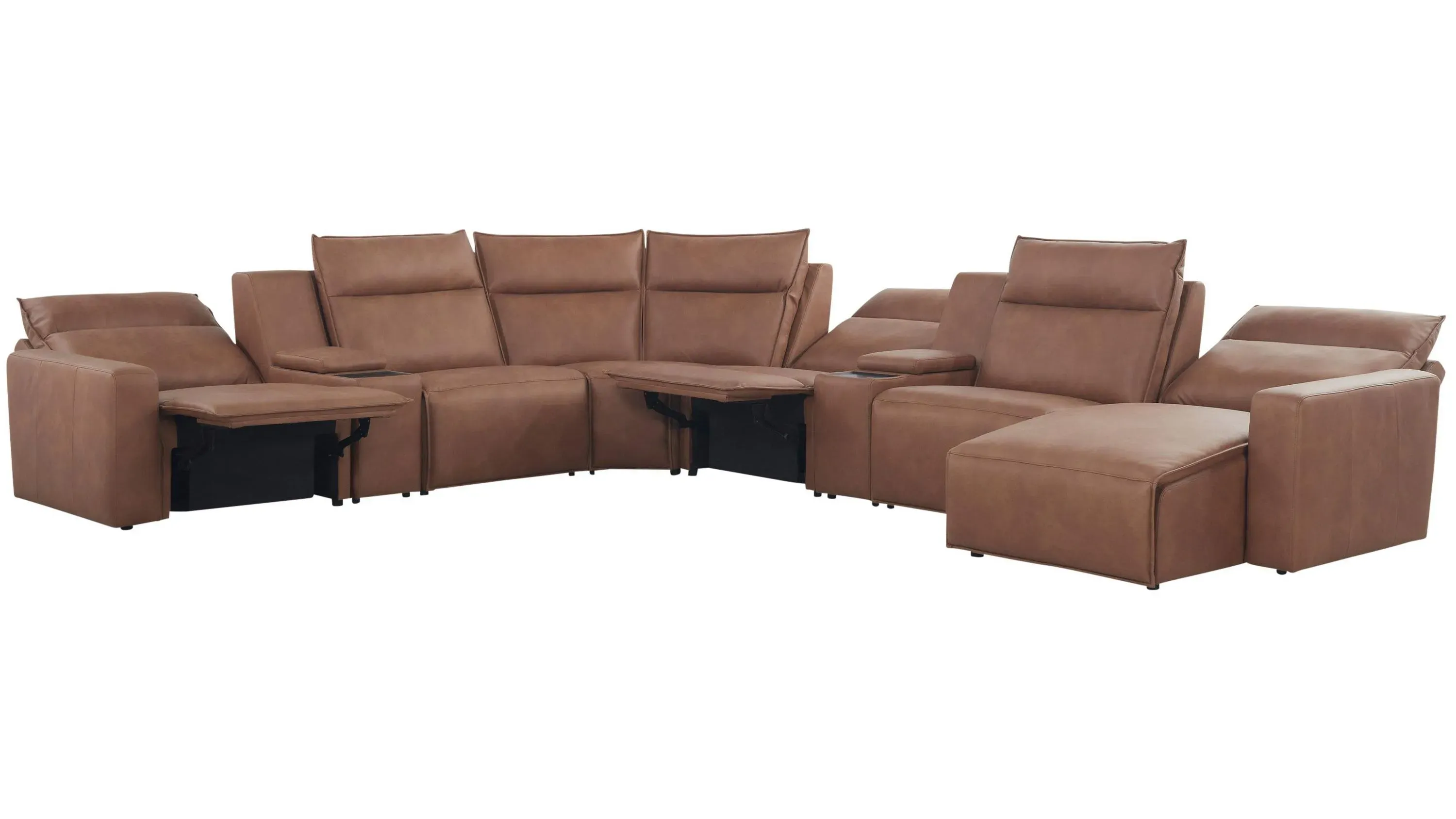ModularTwo 8-pc. Power Sectional w/ Power Headrest