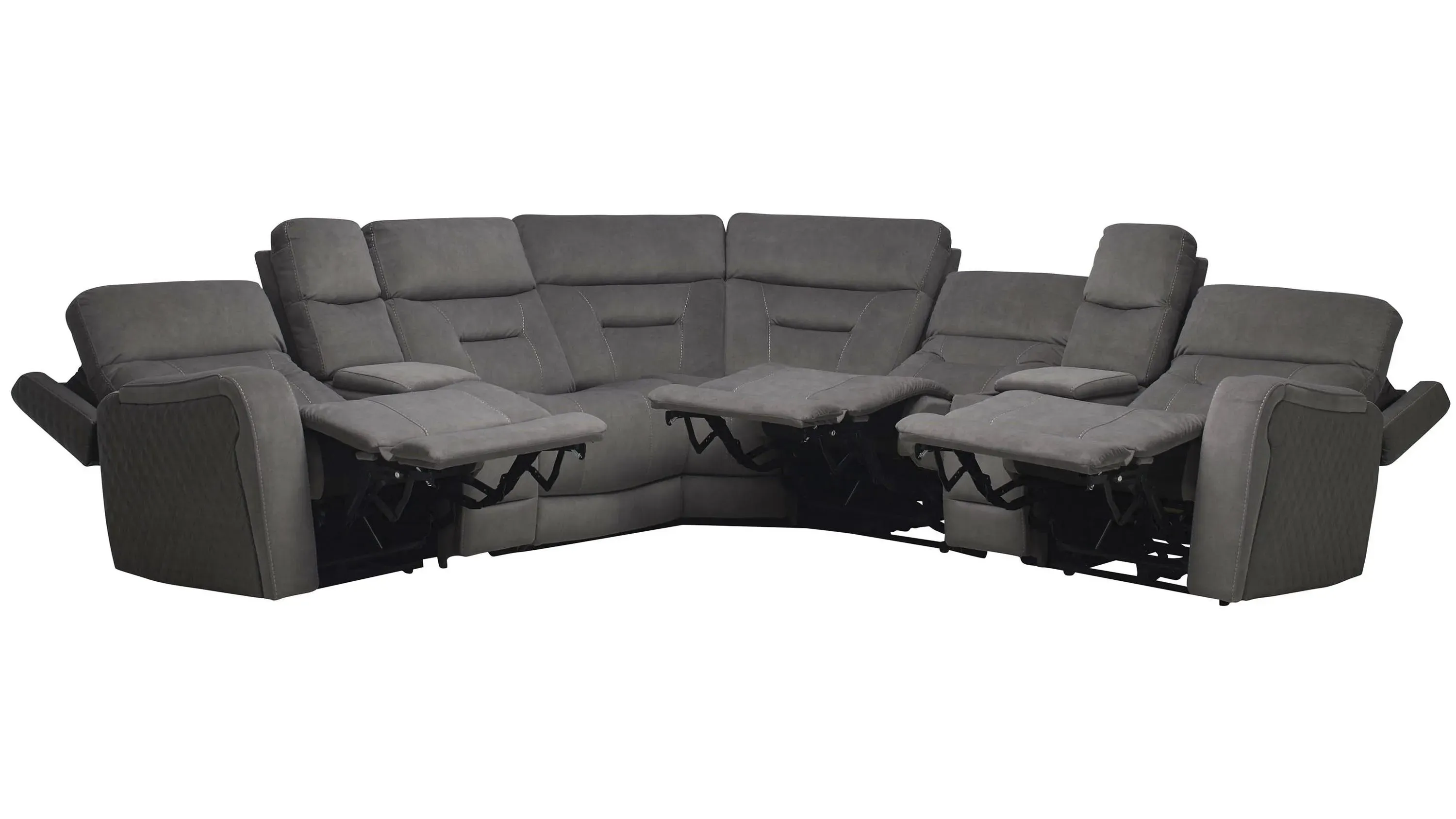 Irving 7-pc. Triple Power Sectional | Raymour & Flanigan