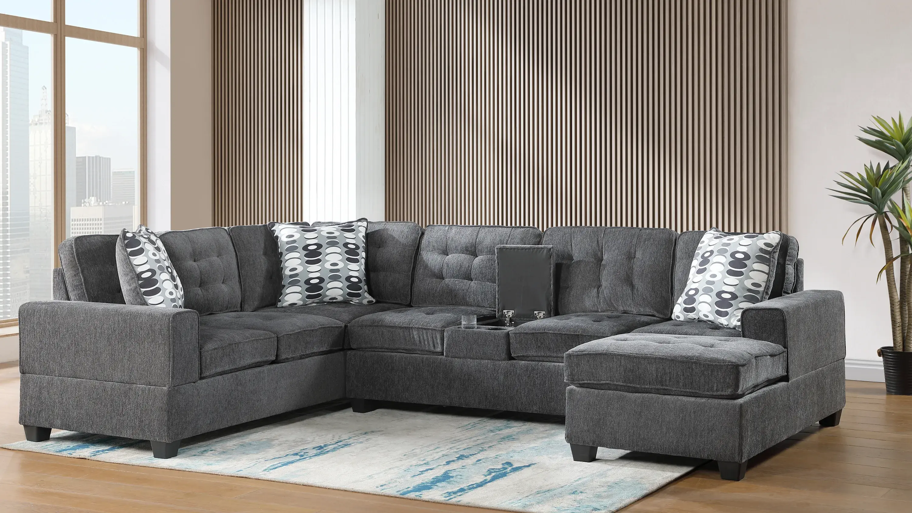 Glory Furniture Oslo Sectional - Thumbnail 3