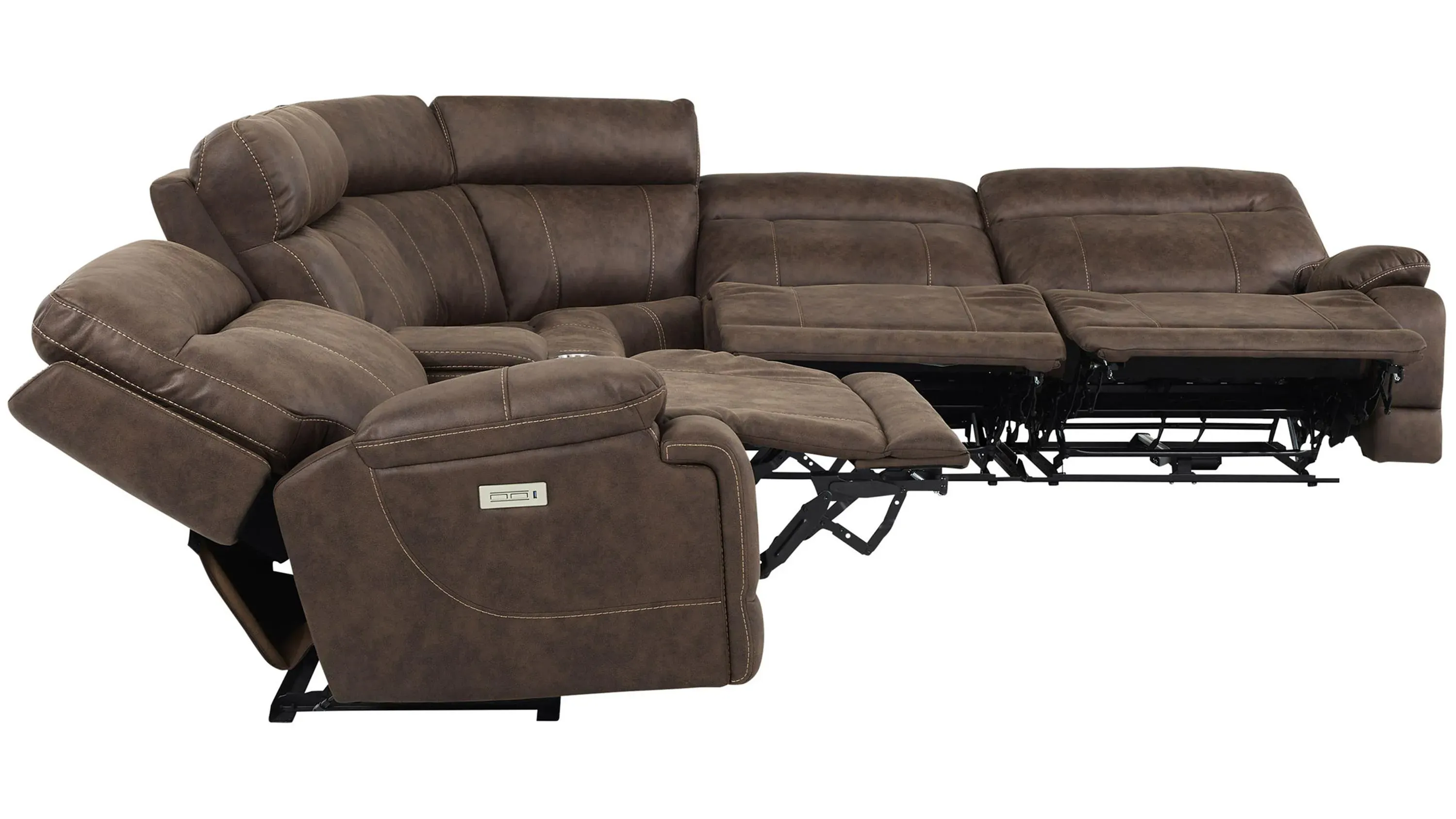 Gates 6-pc. Dual Power Sectional | Raymour & Flanigan