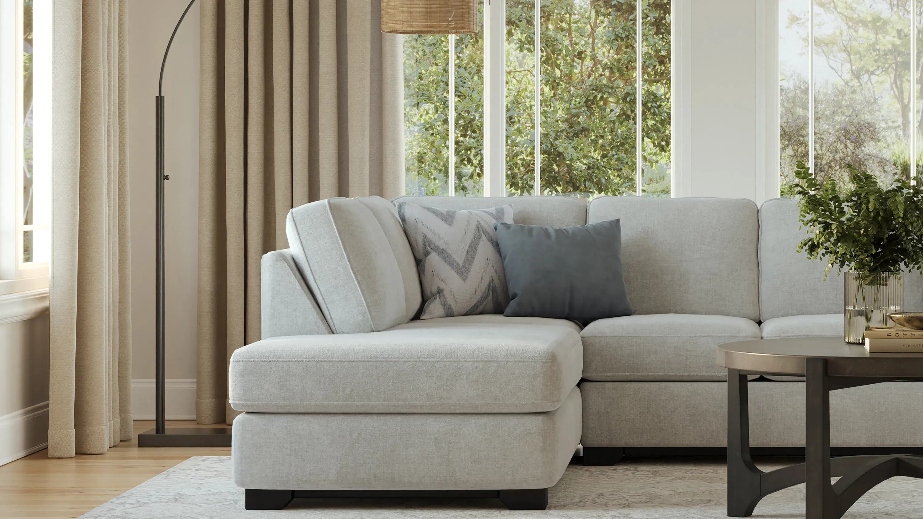 Arlo 2-pc. Sectional Sofa | Raymour & Flanigan