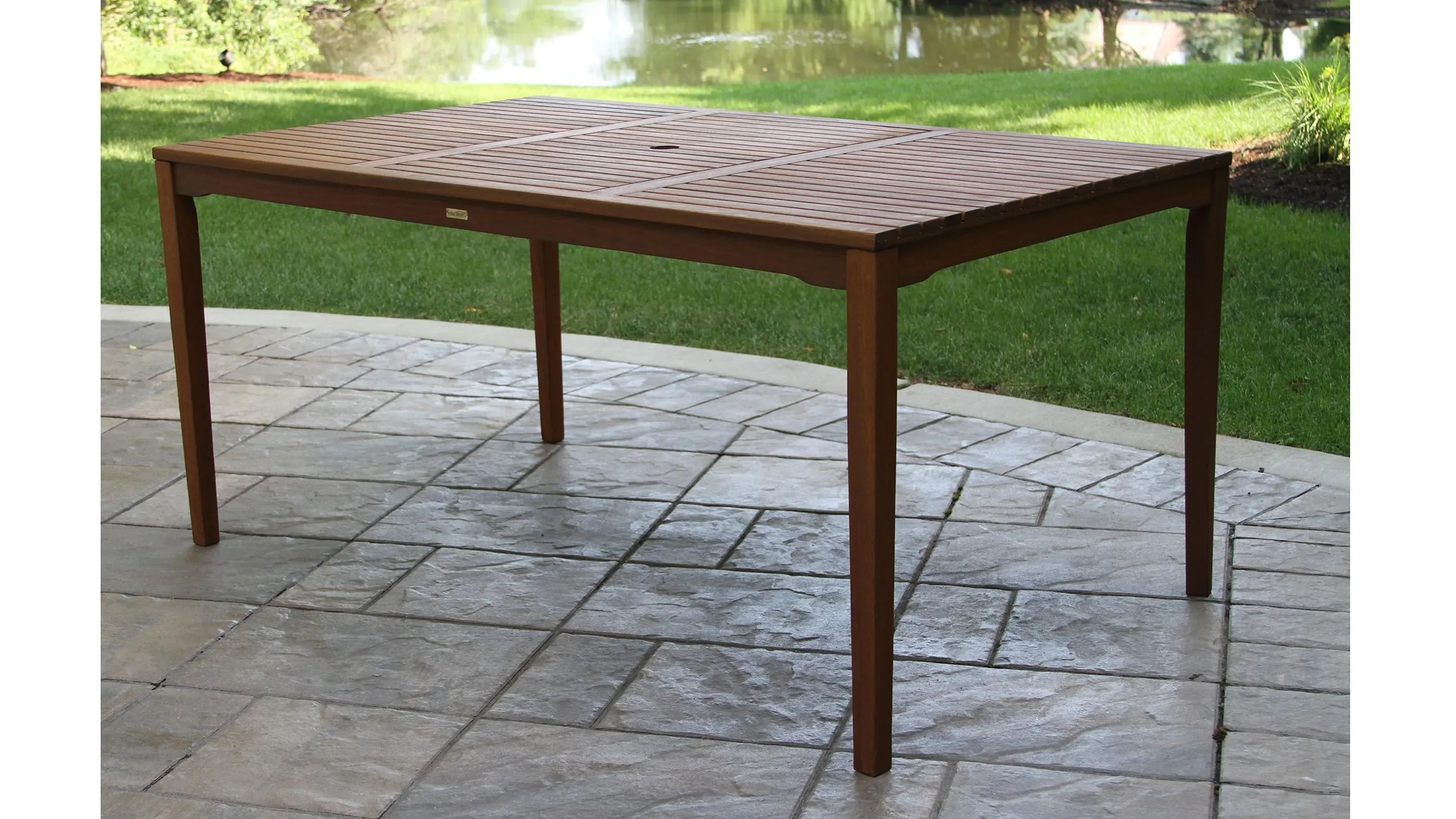 Farmhouse 7-pc. Wicker and Eucalyptus Outdoor Dining Set